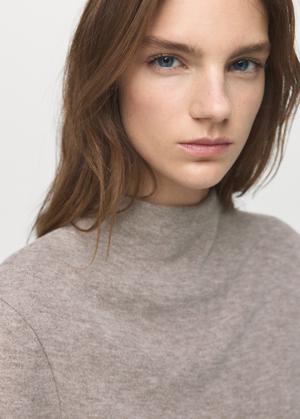 Mango Fine-knit perkins-neck sweatshirt thumbnail