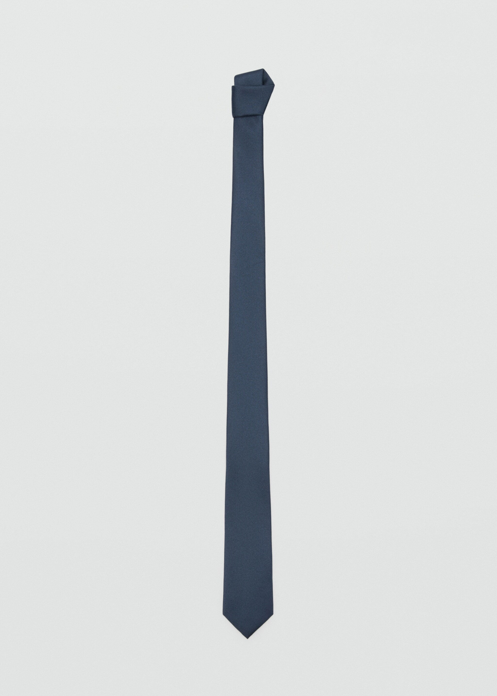 Corbata lisa microestructura - Artículo sin modelo, Azul marino. Ref: 27071276-00.