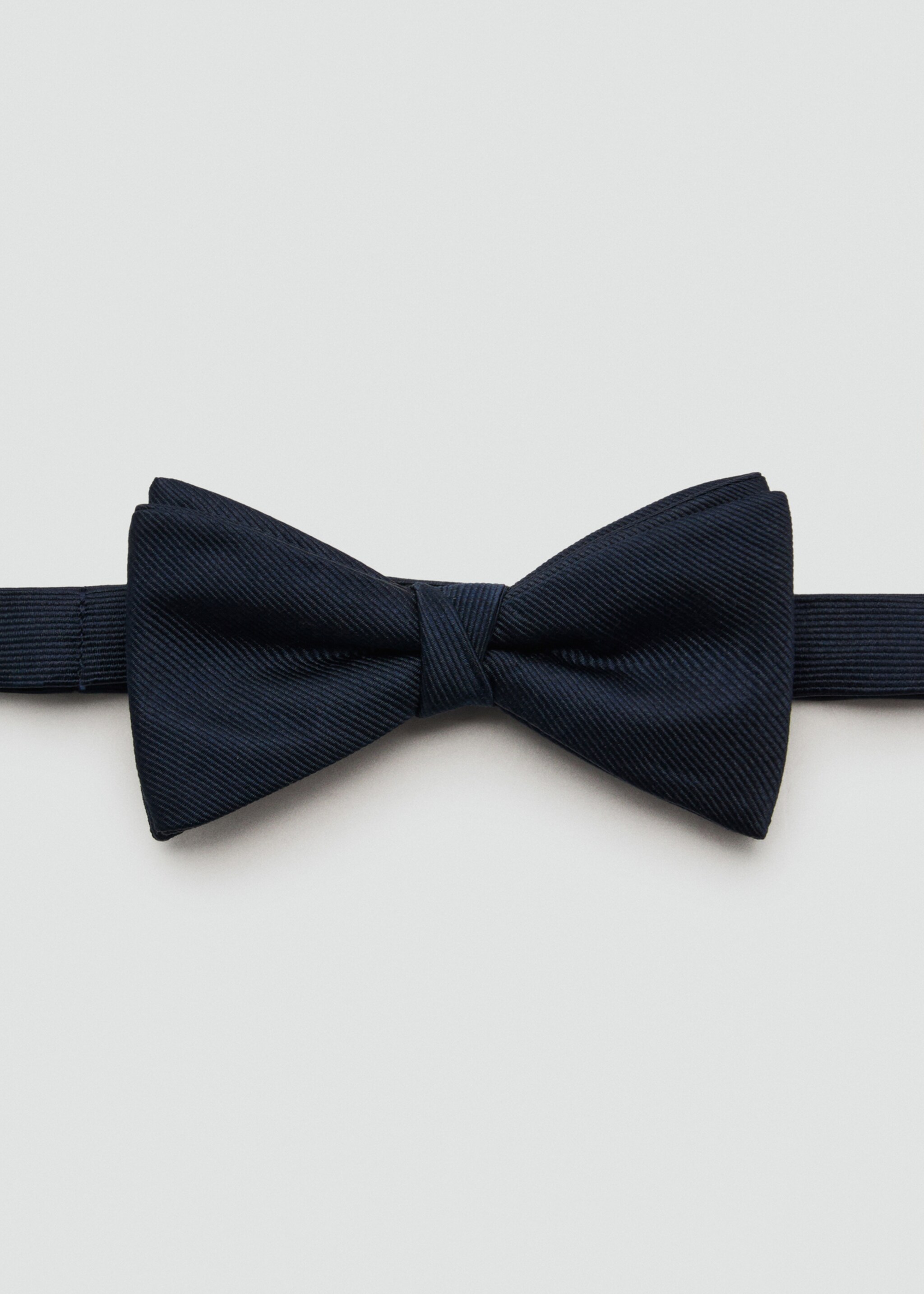 Nœud papillon classique micro-structure - Article sans modèle, Bleu marine. Ref: 27071277-00.