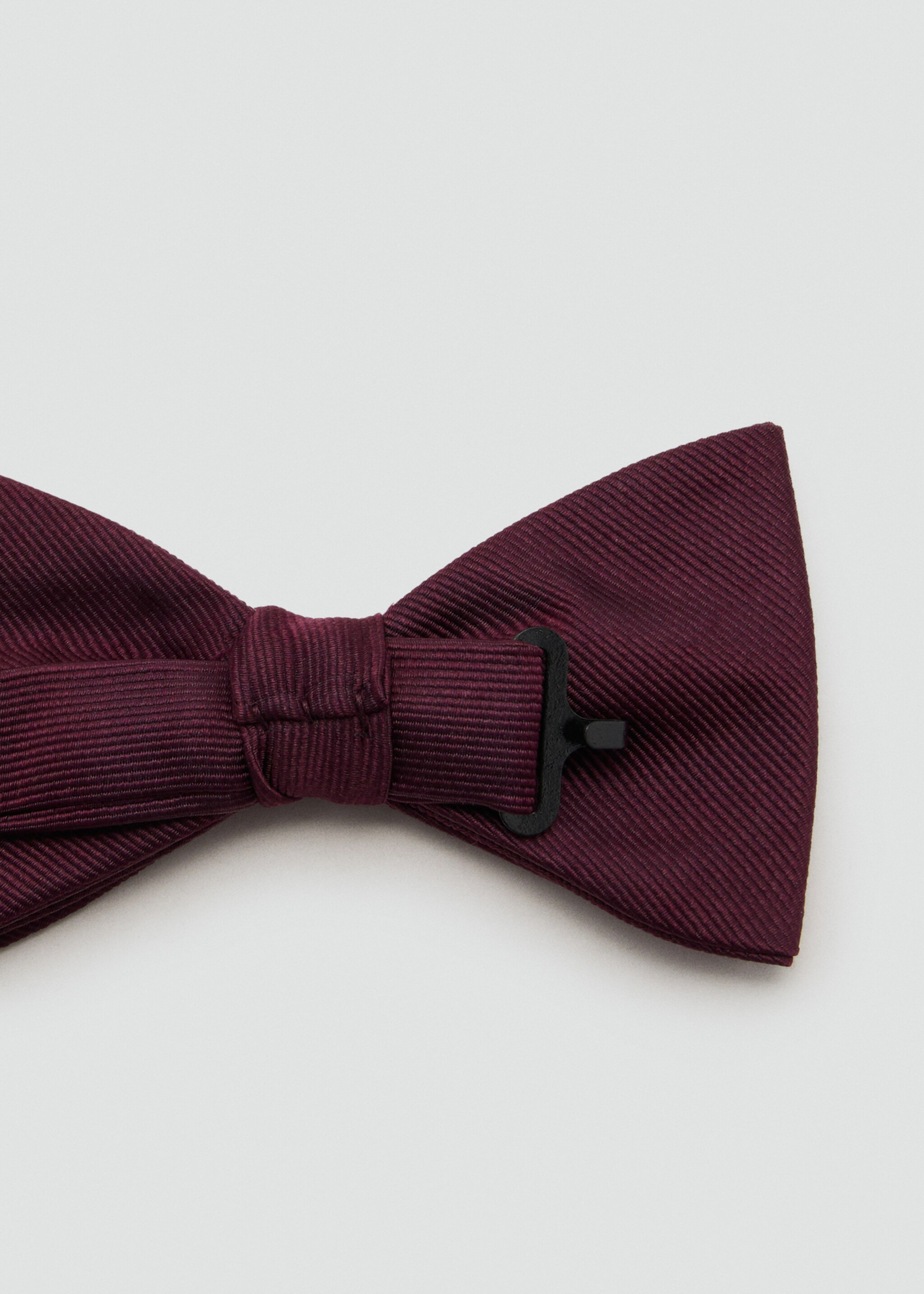 Nœud papillon classique micro-structure - Détail de l'article 1, Bordeaux. Ref: 27071277-00.