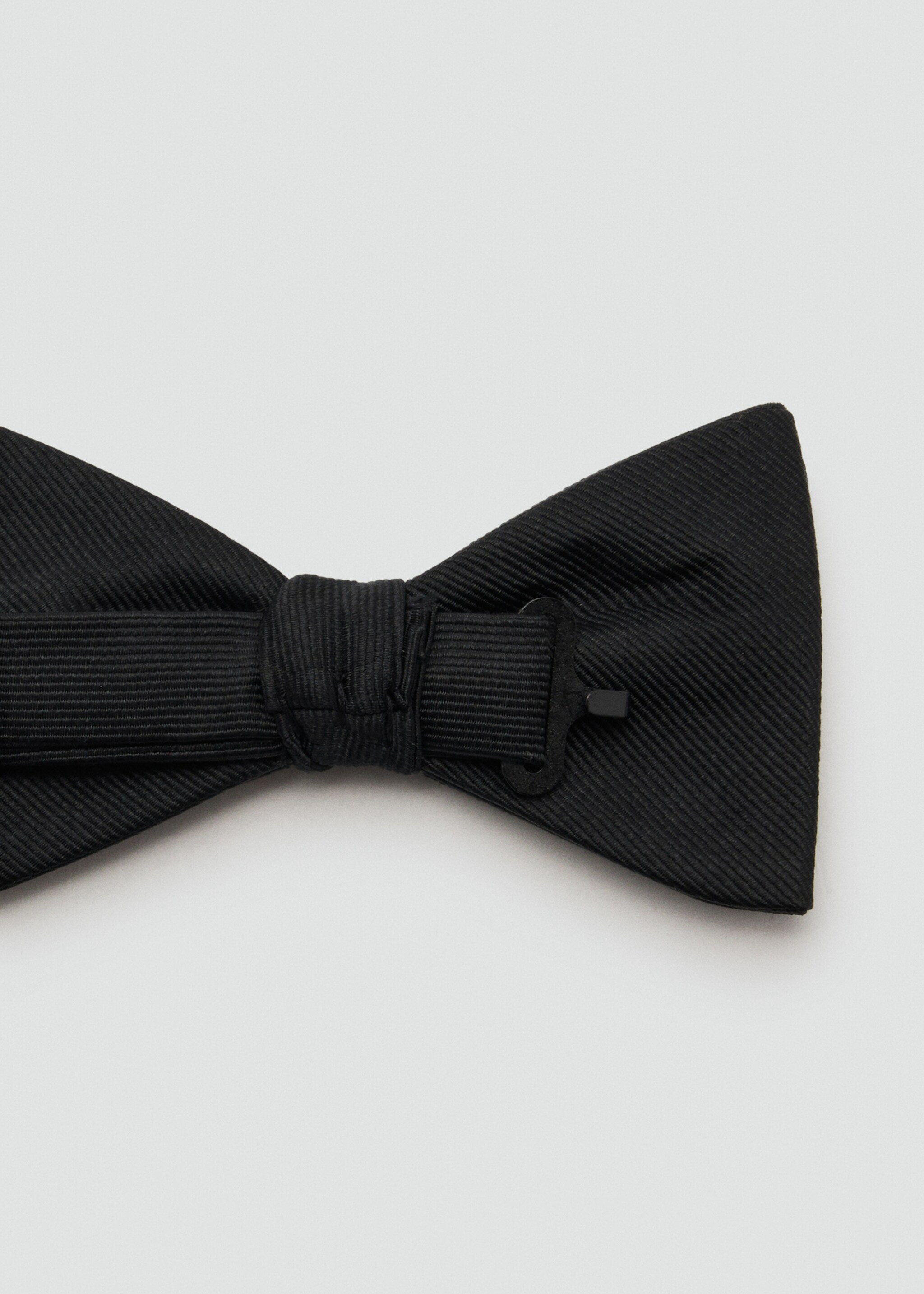 Nœud papillon classique micro-structure - Détail de l'article 1, Noir. Ref: 27071277-00.