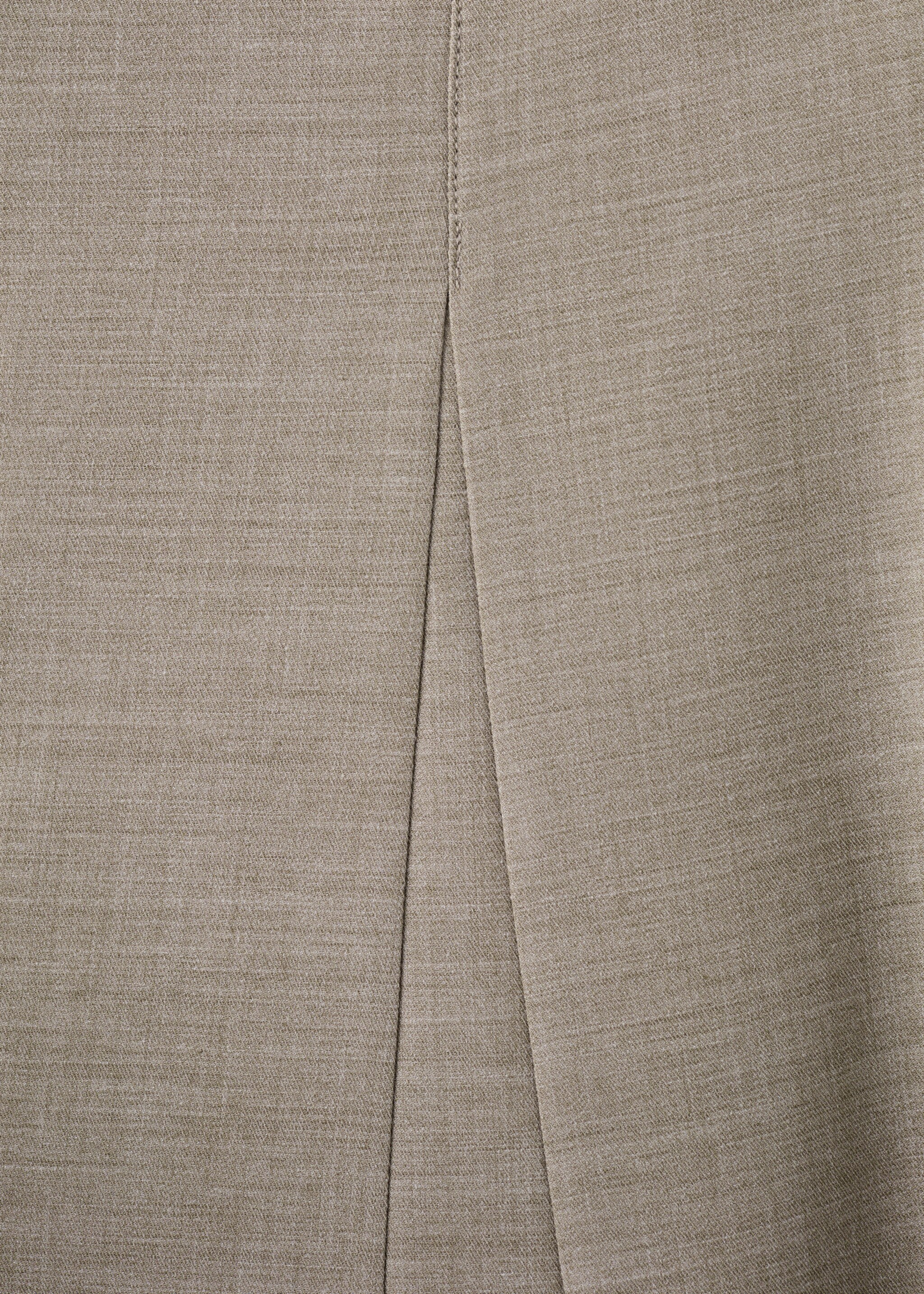 A-line skirt with godets and belt - Details of the article 0, Grey. Ref: 27071279-00.