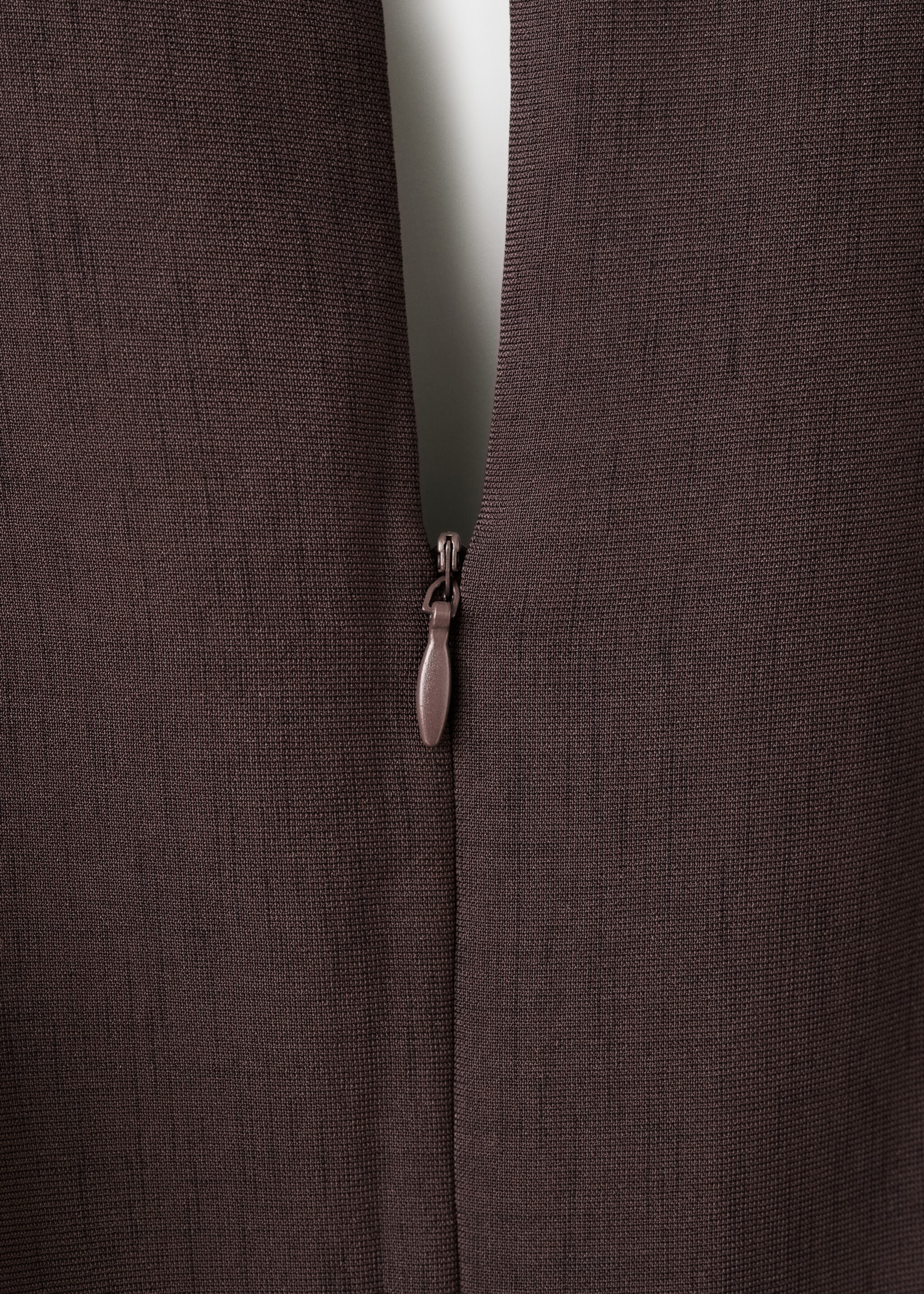 Pleated jumpsuit with belt - Details of the article 0, Brown. Ref: 27071281-00.