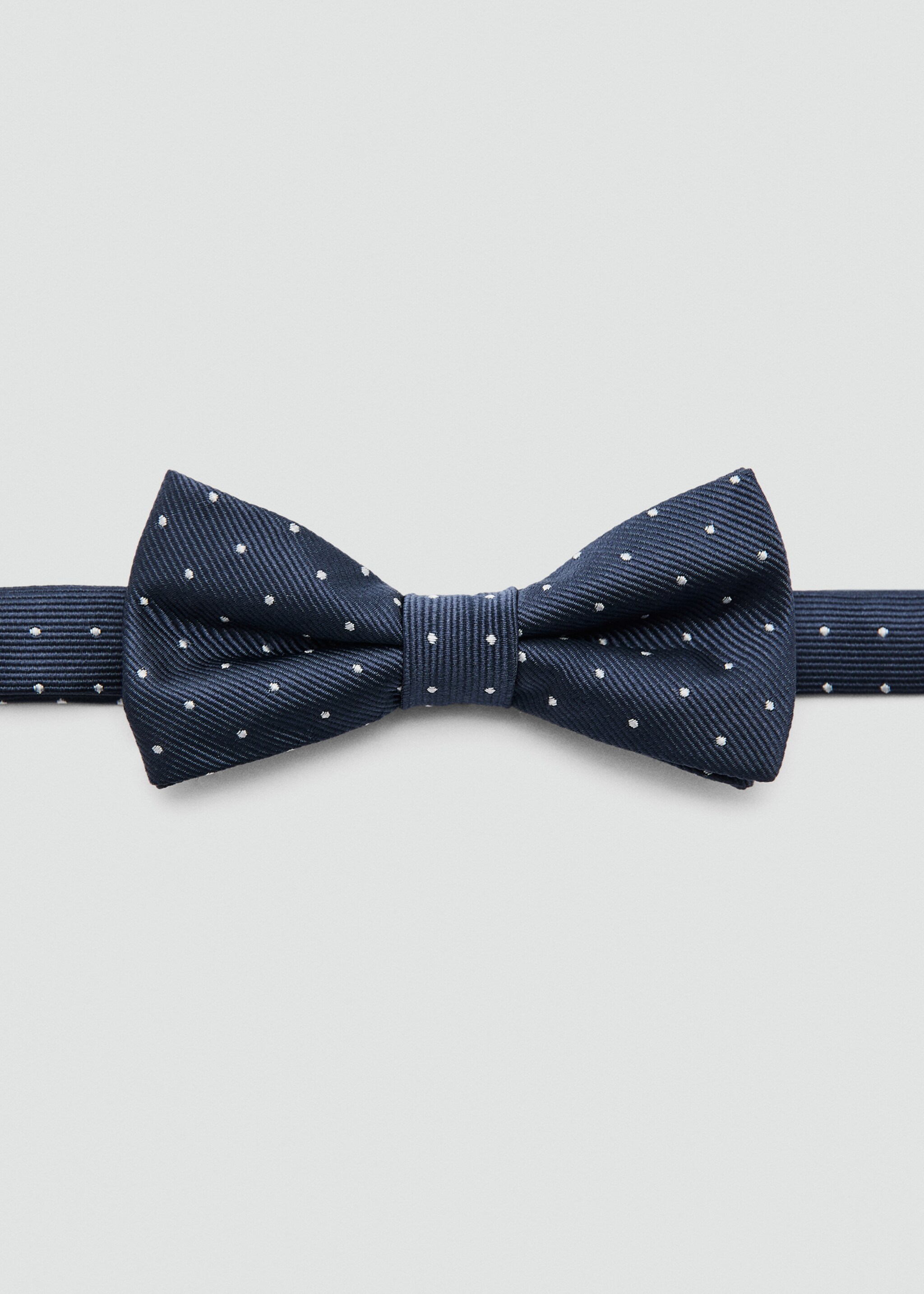 Polka-dots bow tie - Article without model, Navy. Ref: 27071284-00.