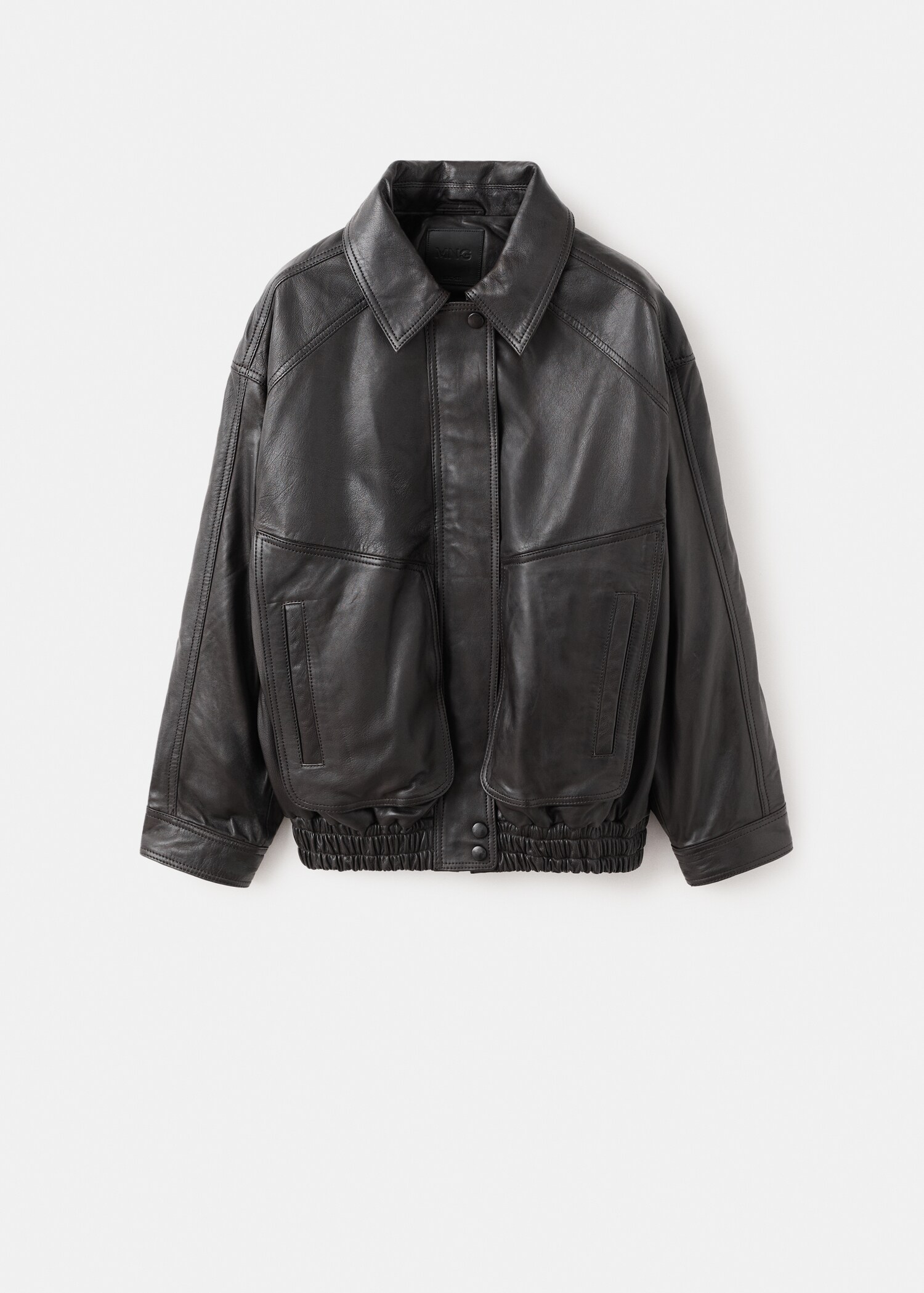 Blouson oversize cuir - Article sans modèle