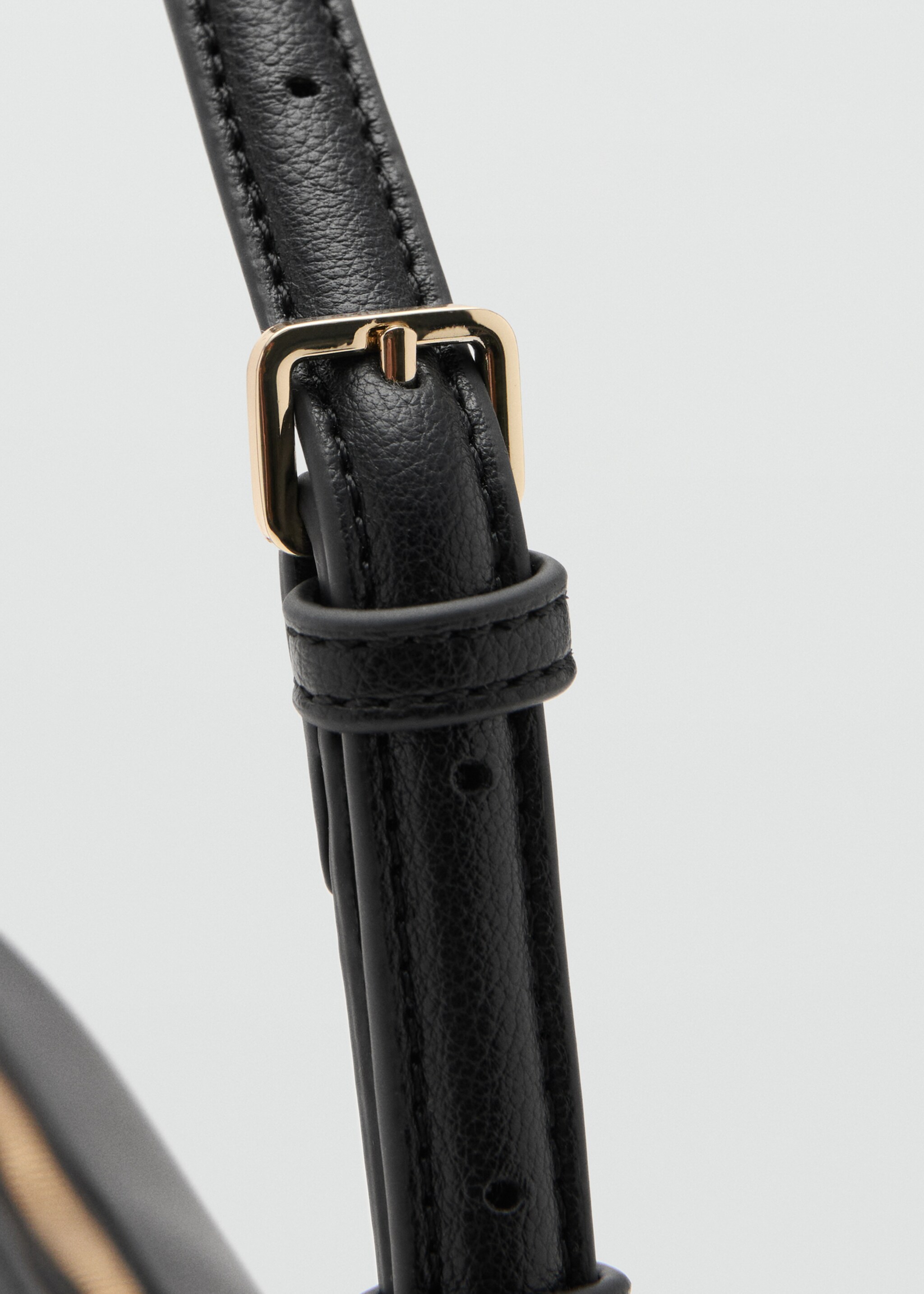 Sac porté épaule simili-cuir - Détail de l'article 2, Noir. Ref: 27071286-00.