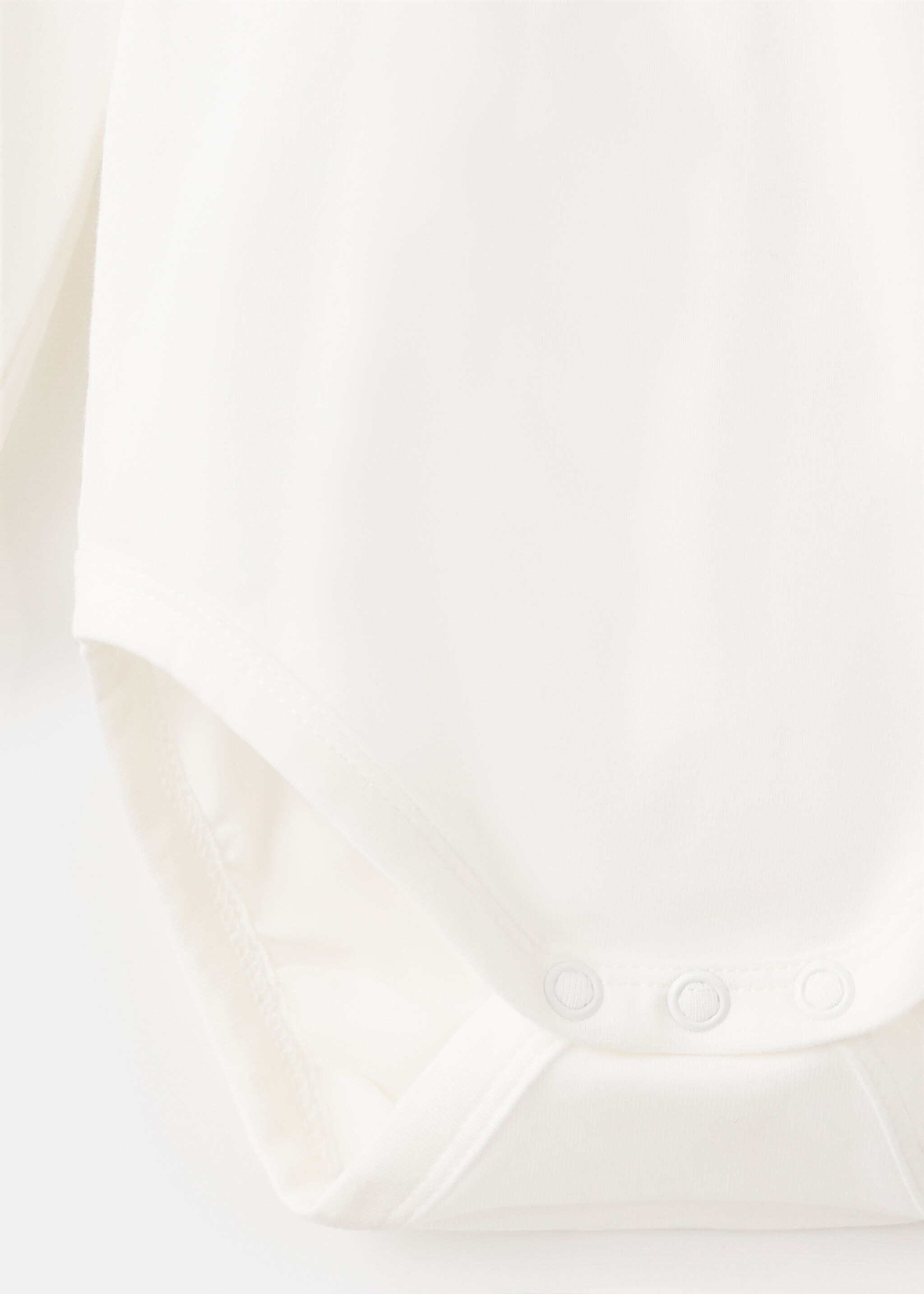 Baby-neck bodysuit - Details of the article 0, Off White. Ref: 27071289-00.