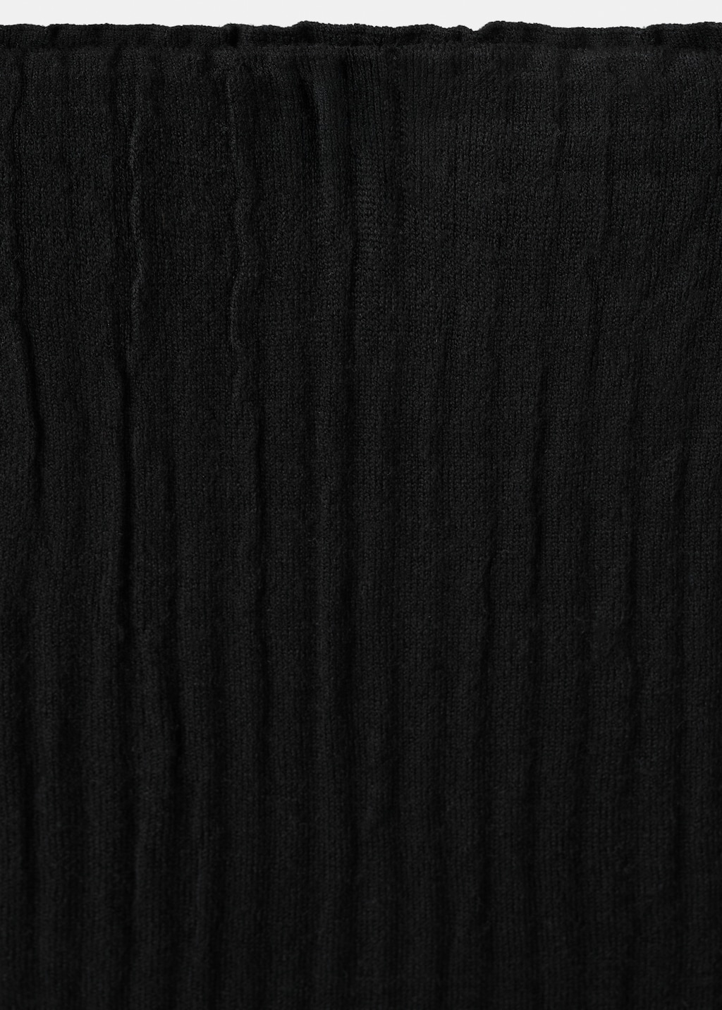 Straight-fit pants with elastic waist