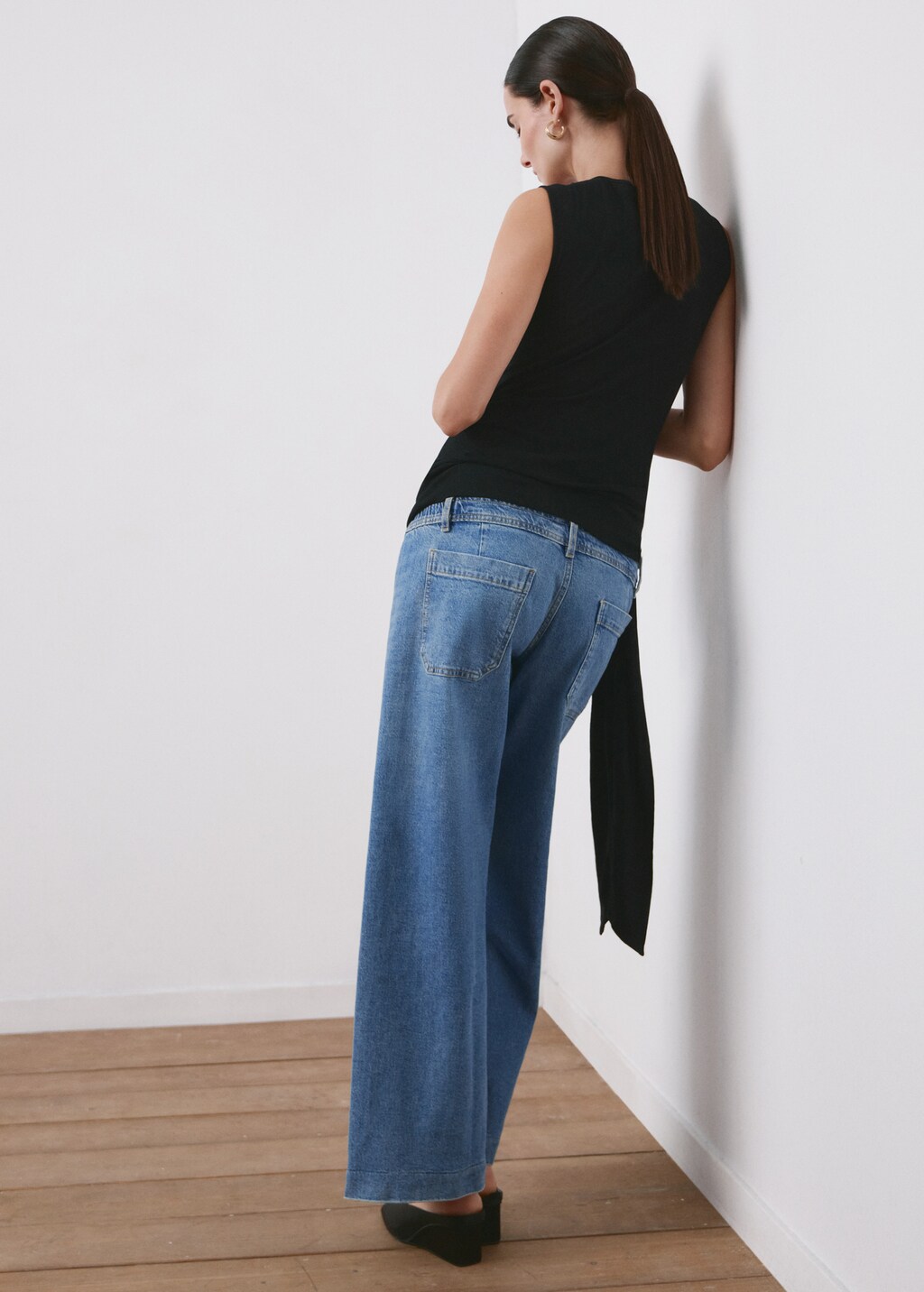 Mango Wide leg maternity jeans