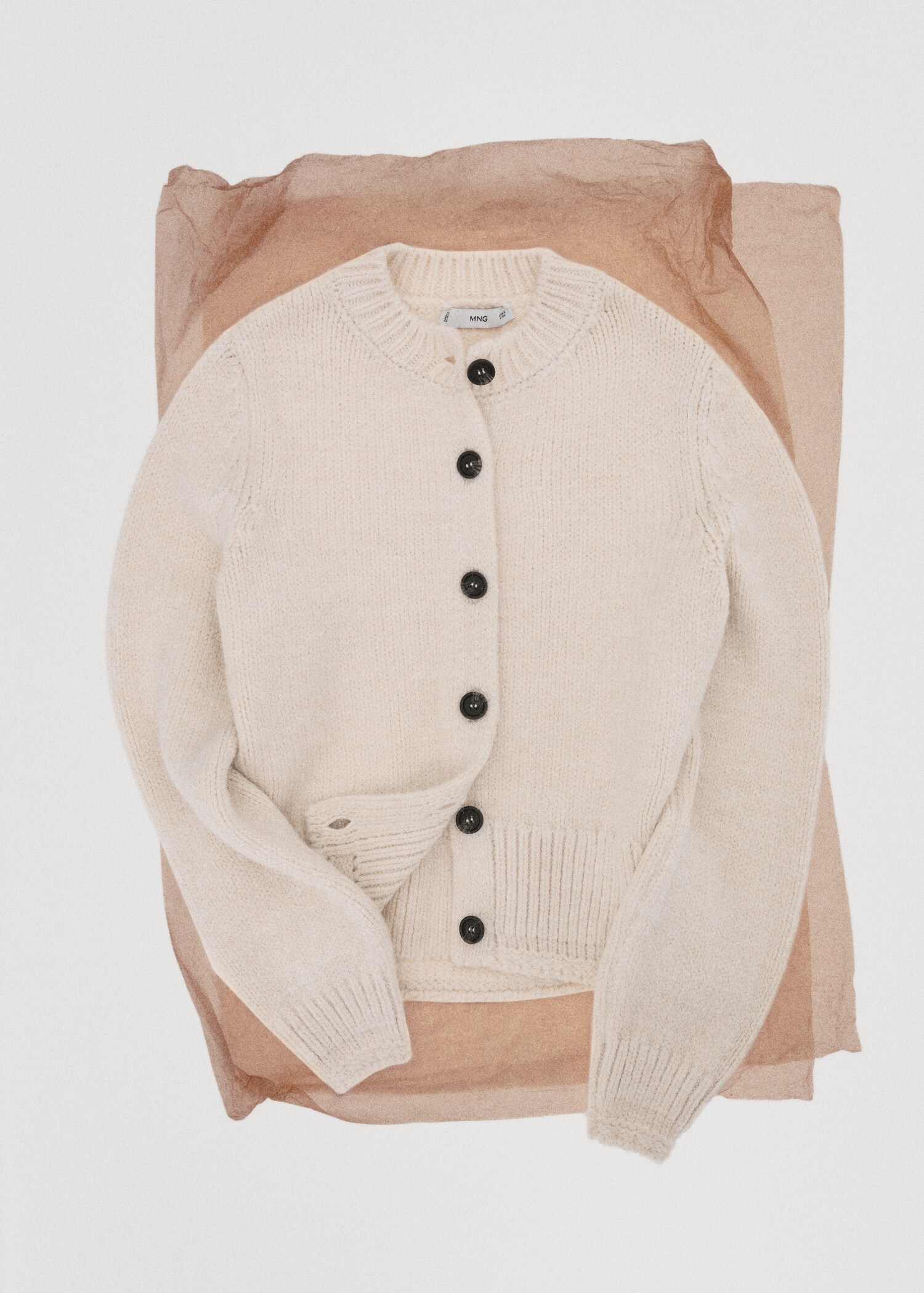 Knitted button cardigan - Details of the article 7