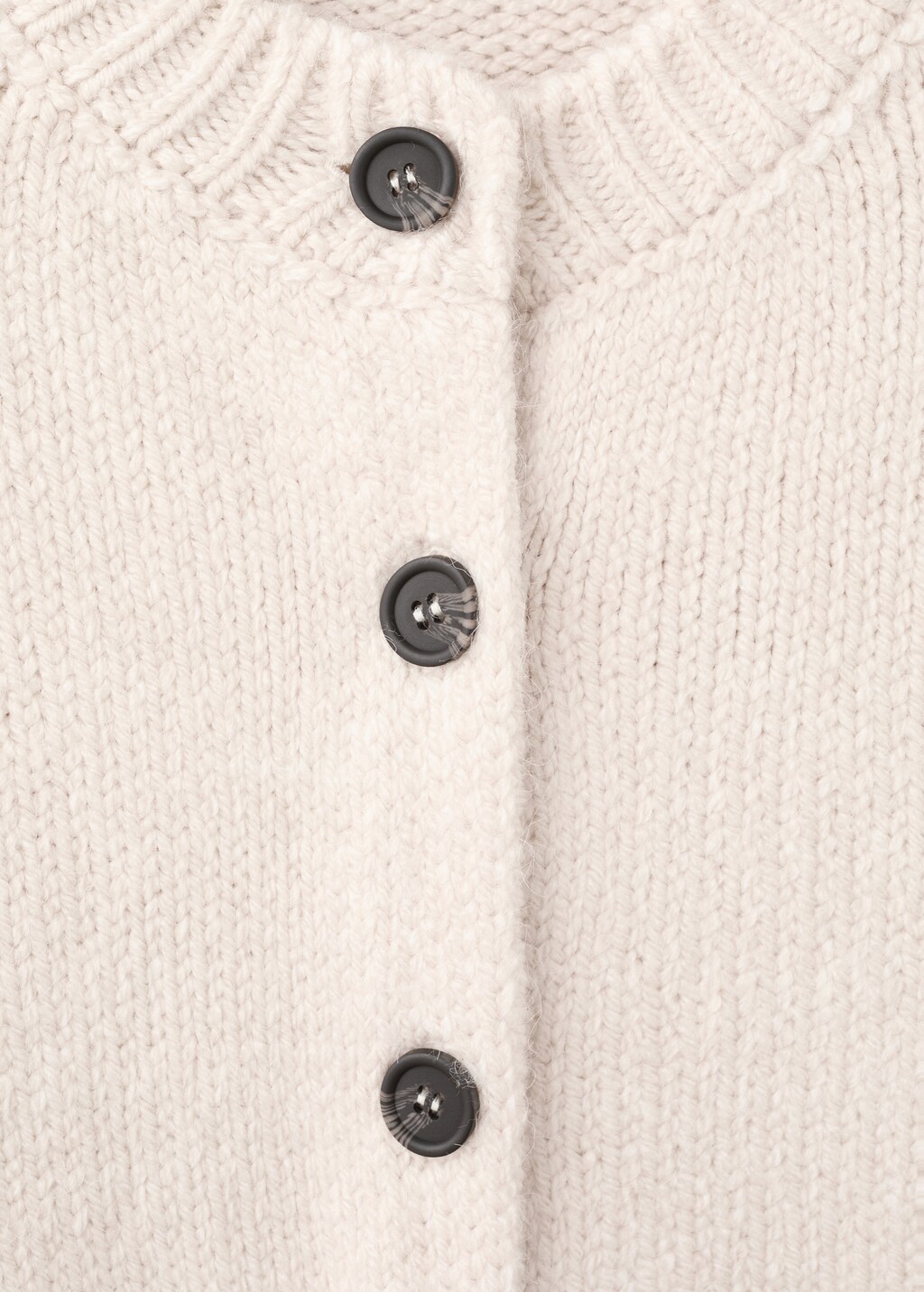 Mango Knitted button cardigan