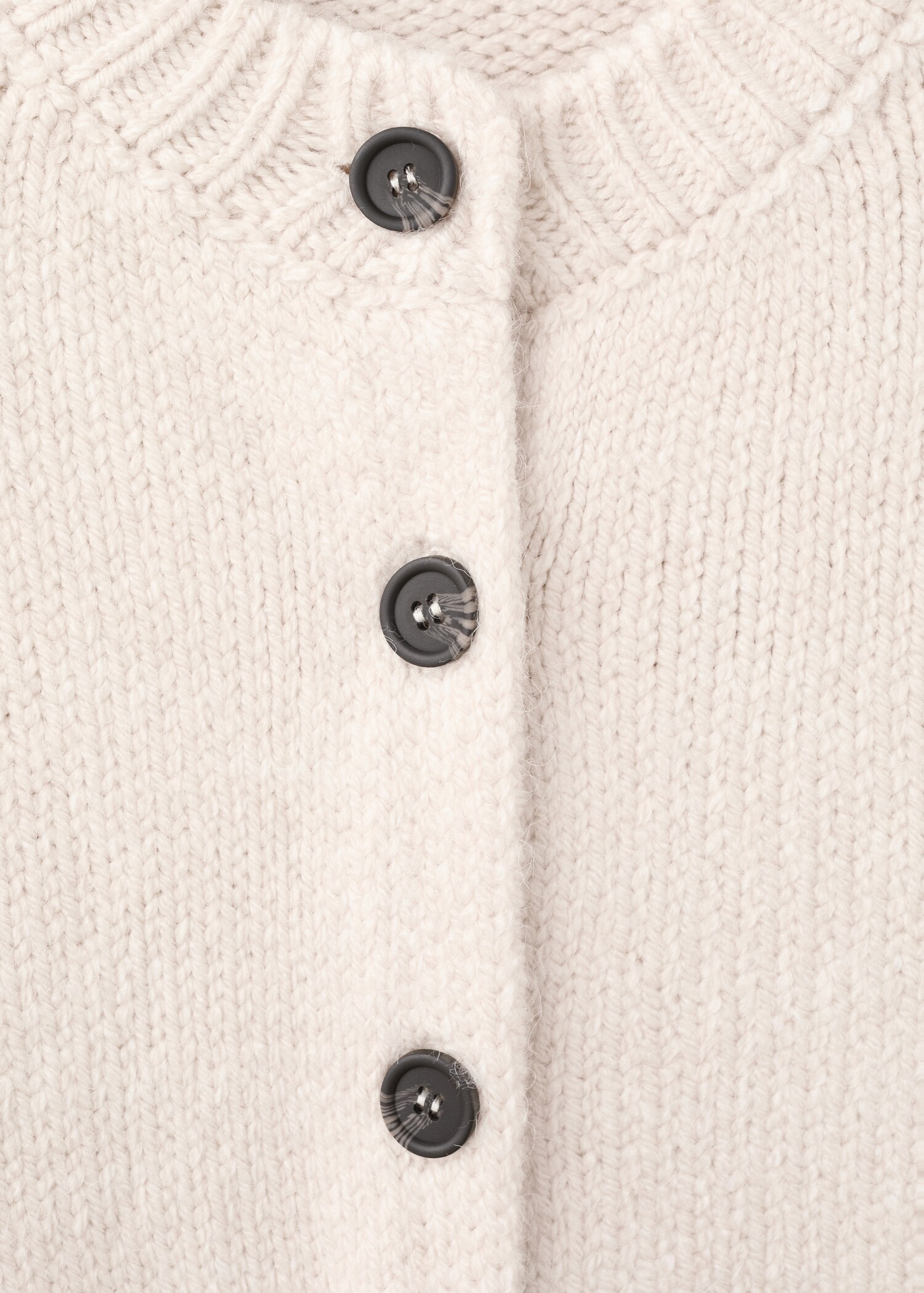 Knitted button cardigan - Details of the article 8