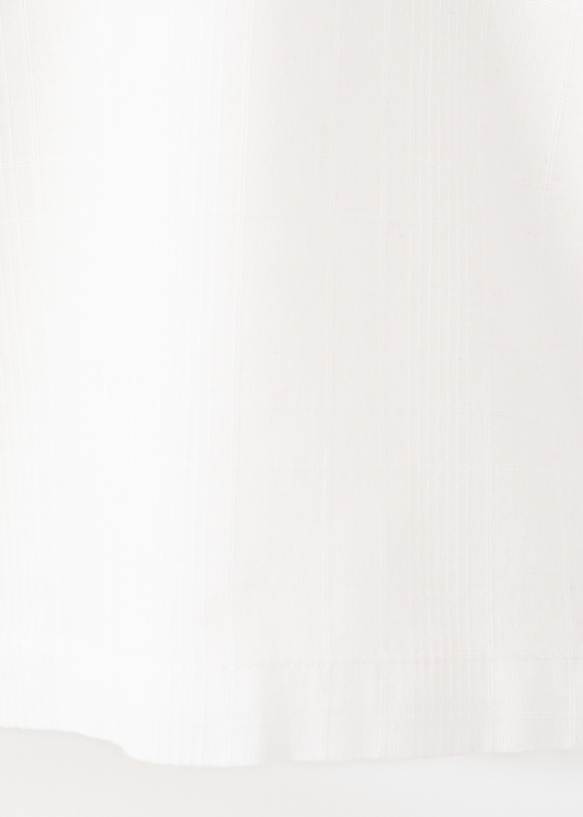 Check cotton shirt - Details of the article 0, Off White. Ref: 27071308-00.