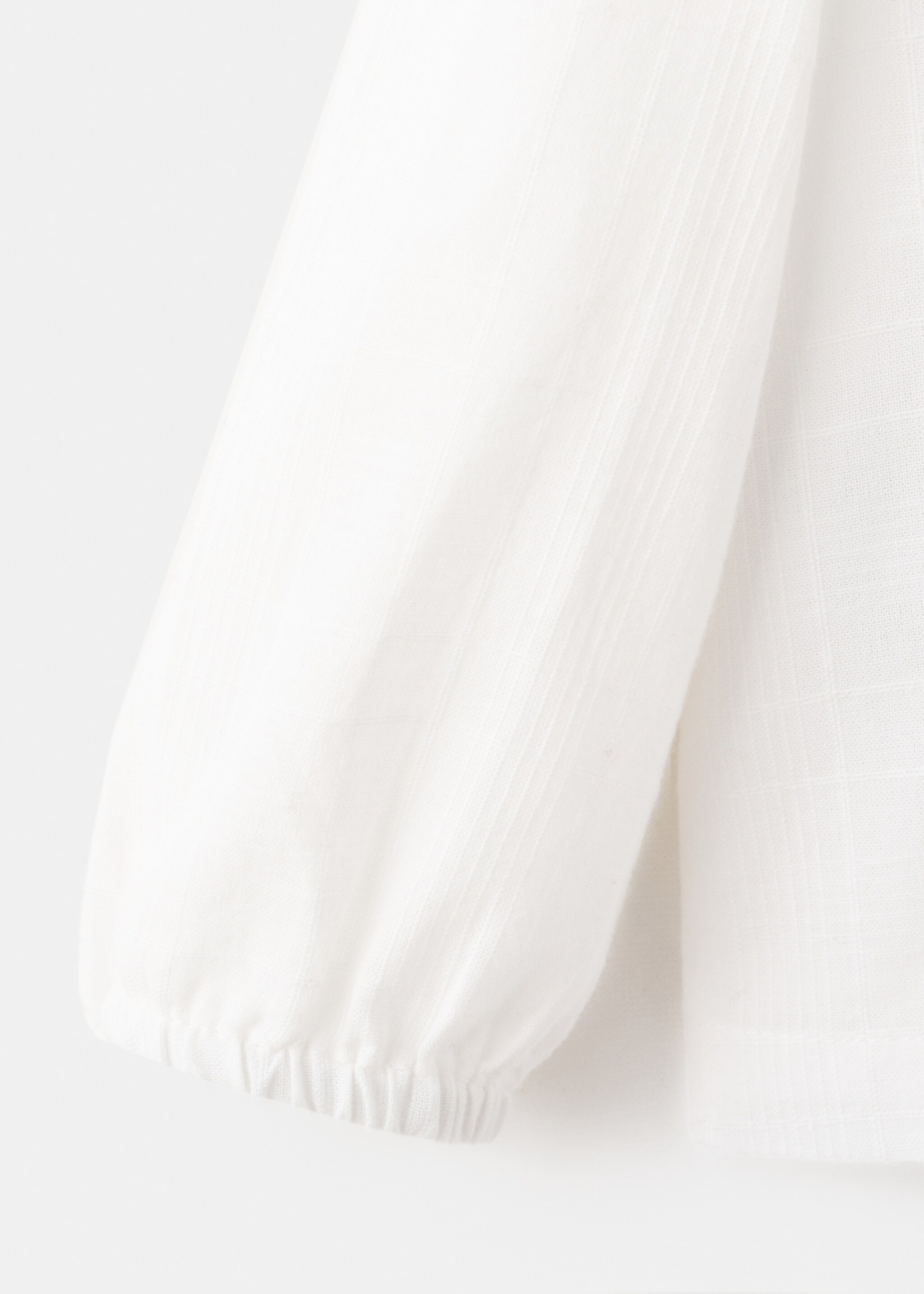 Check cotton shirt - Details of the article 8, Off White. Ref: 27071308-00.