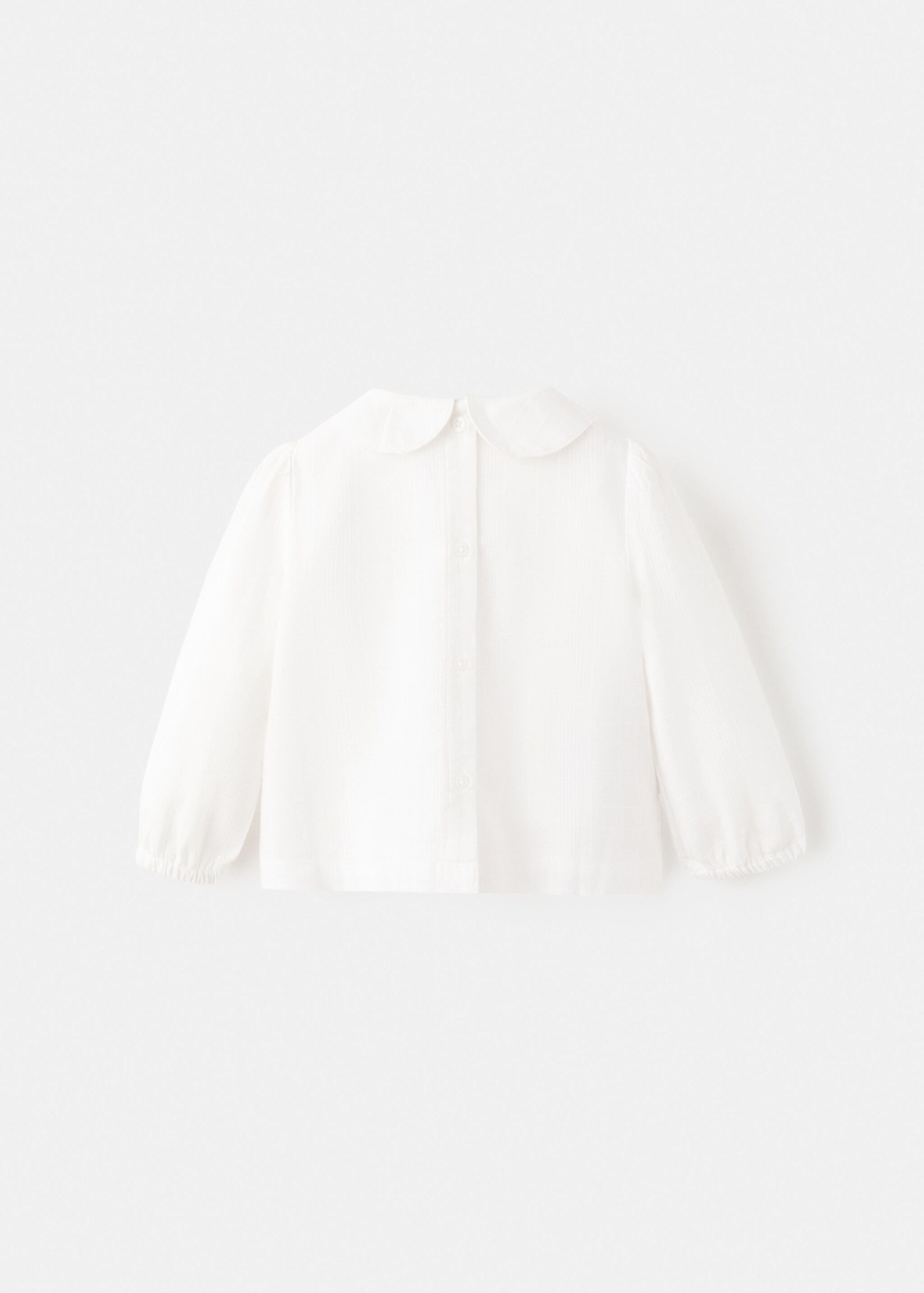 Check cotton shirt - Reverse of the article, Off White. Ref: 27071308-00.