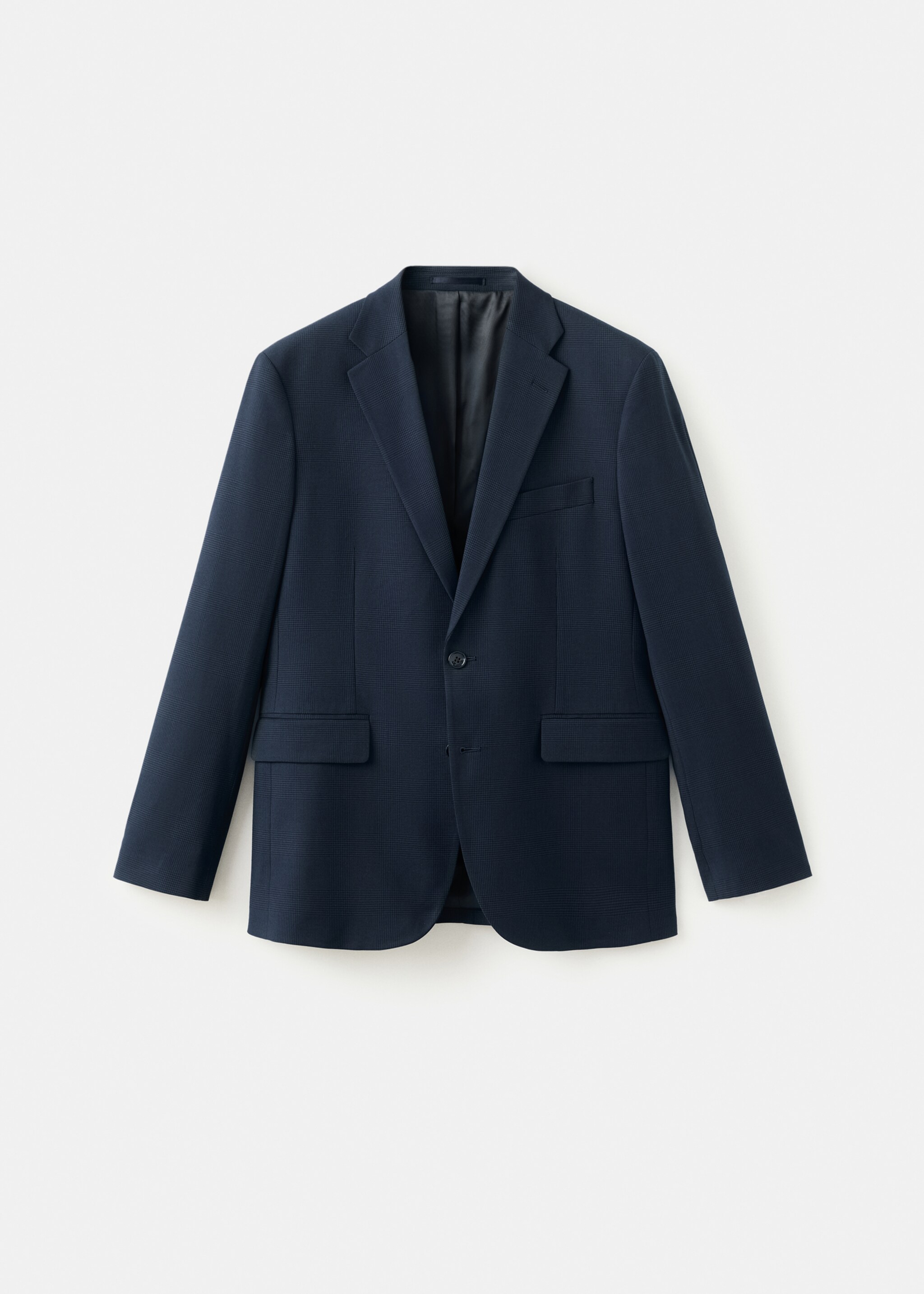 Straight-fit suit jacket - Article without model, Navy. Ref: 27071315-00.