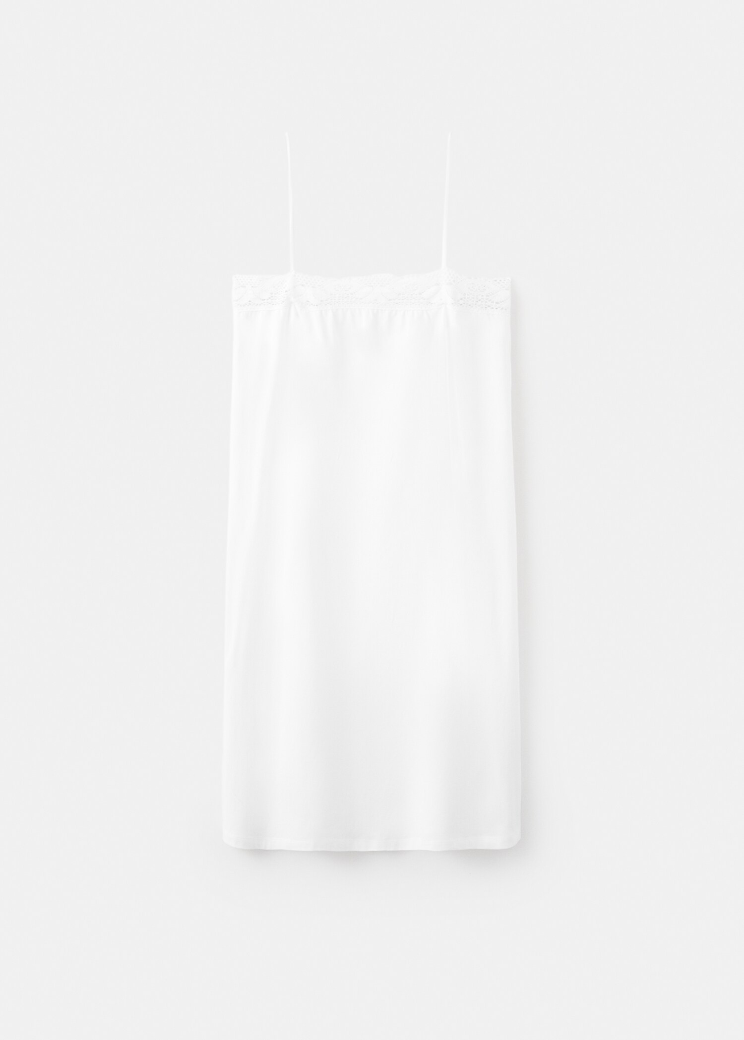 Cotton lace nightgown - Article without model