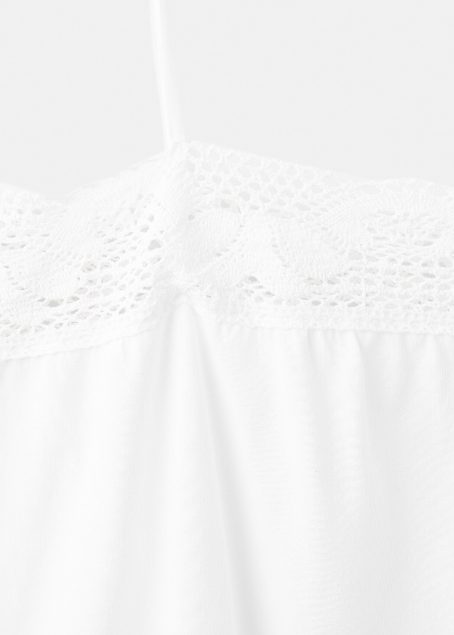 Cotton lace nightgown - Details of the article 8