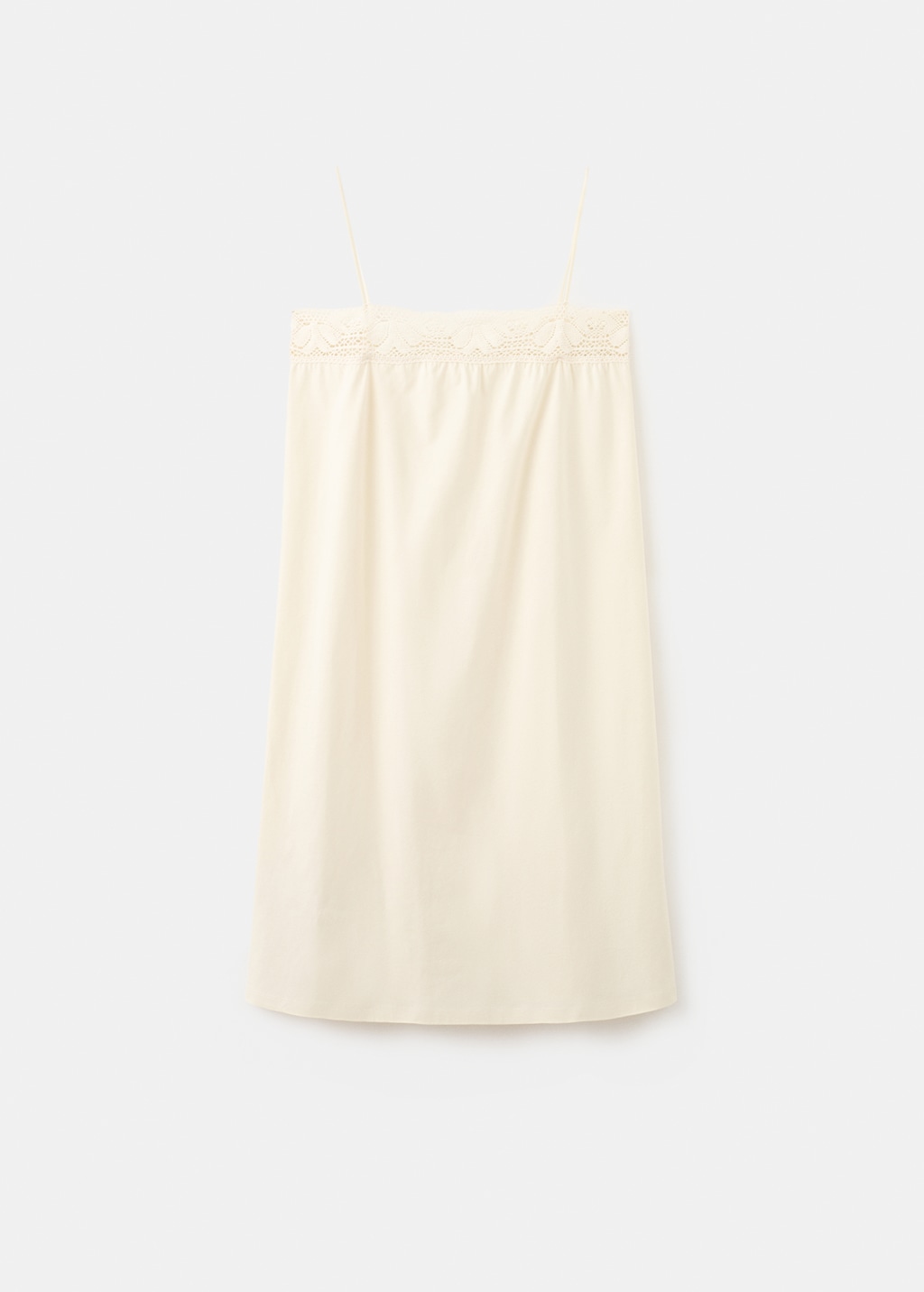 Cotton lace nightgown - image 5
