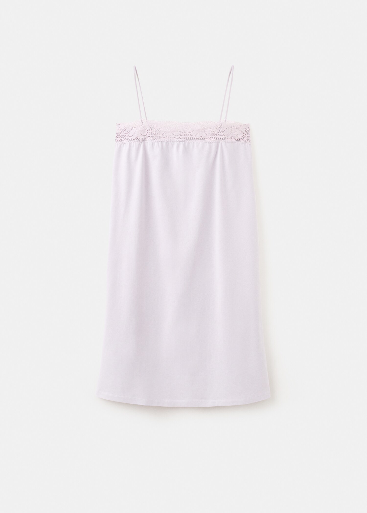 Camisón algodón puntilla - Artículo sin modelo