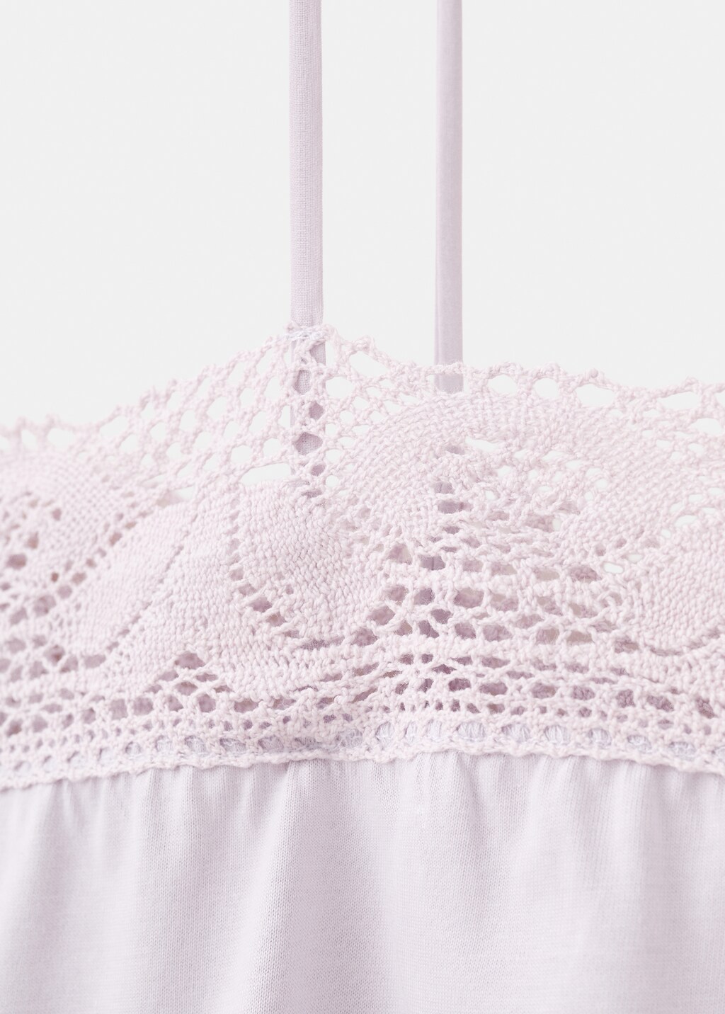 Cotton lace nightgown