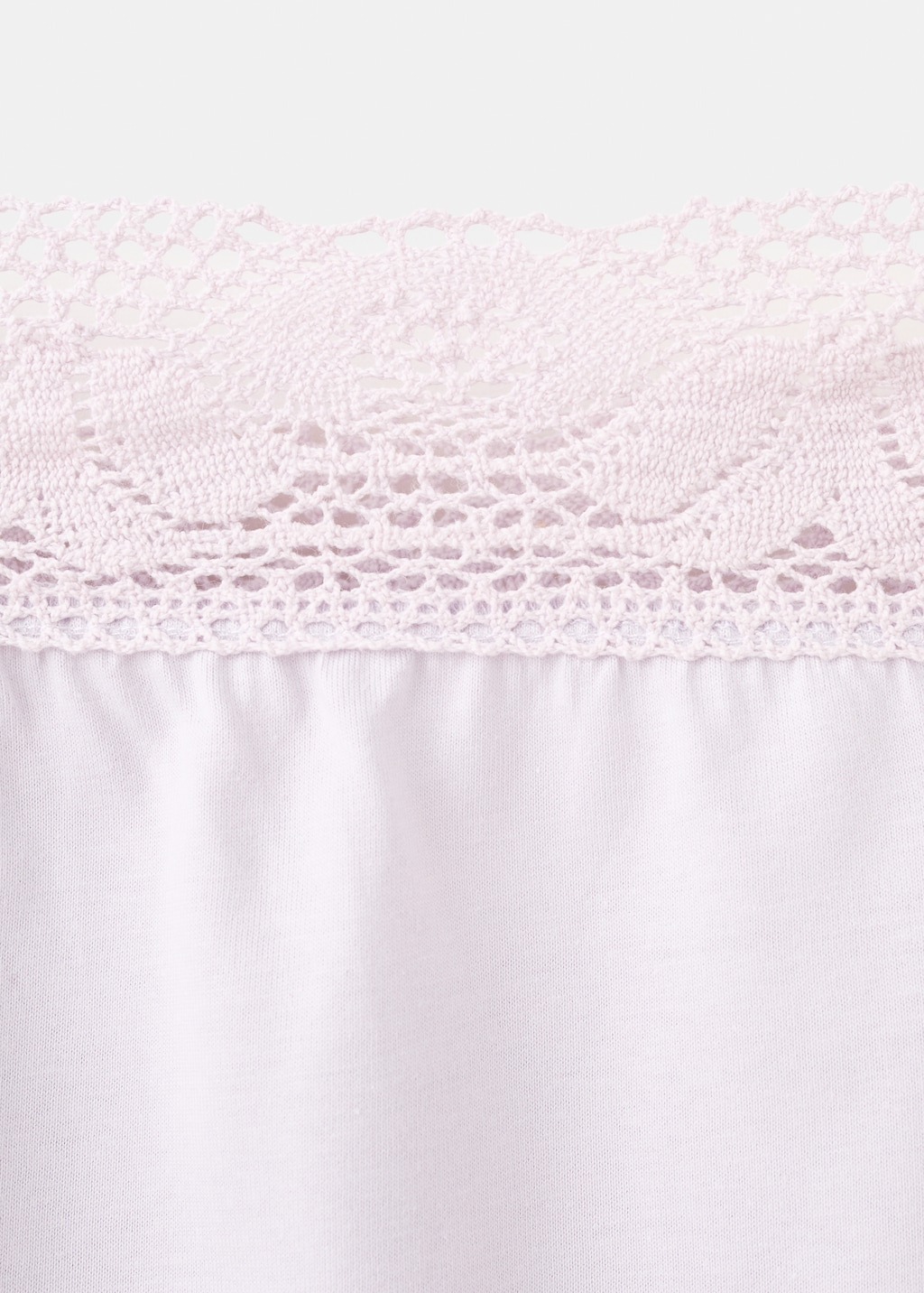 Cotton lace nightgown
