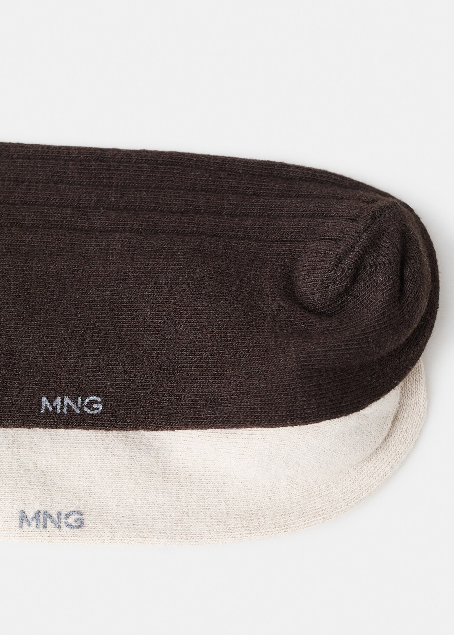 2-pak katoenen ribsokken - Detail van het artikel 0