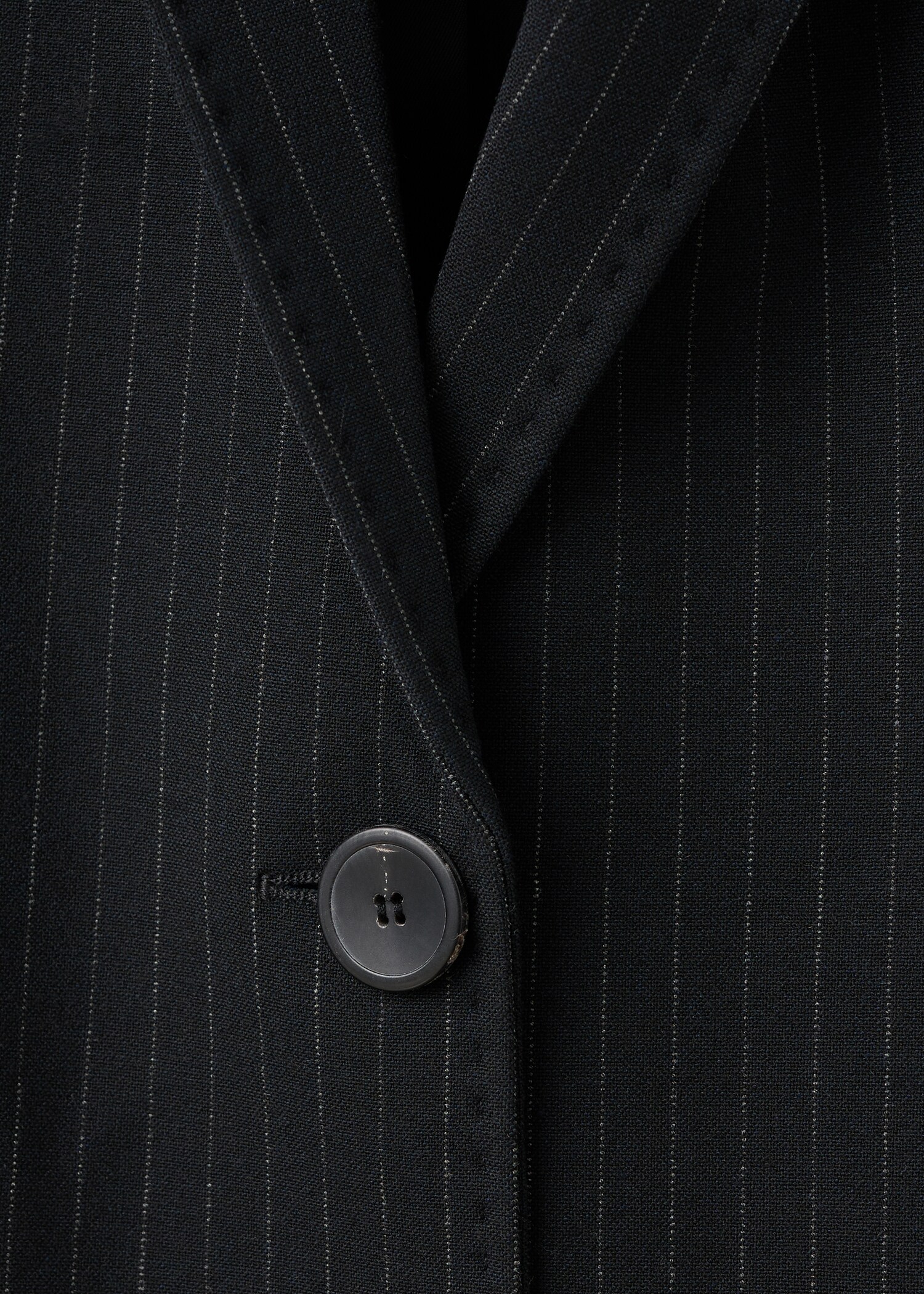 Straight-fit suit blazer - Details of the article 0