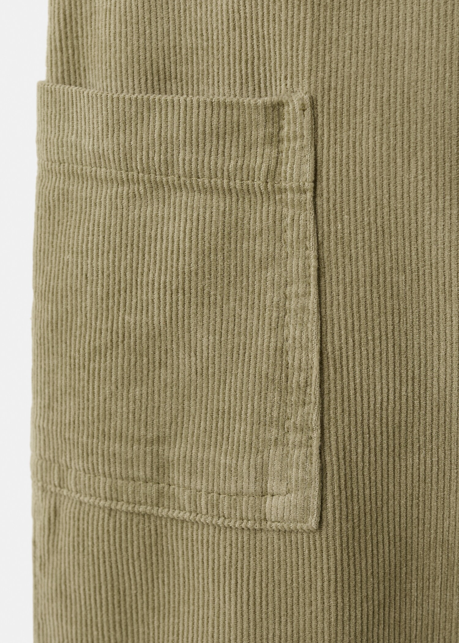 Long corduroy dungarees - Details of the article 8