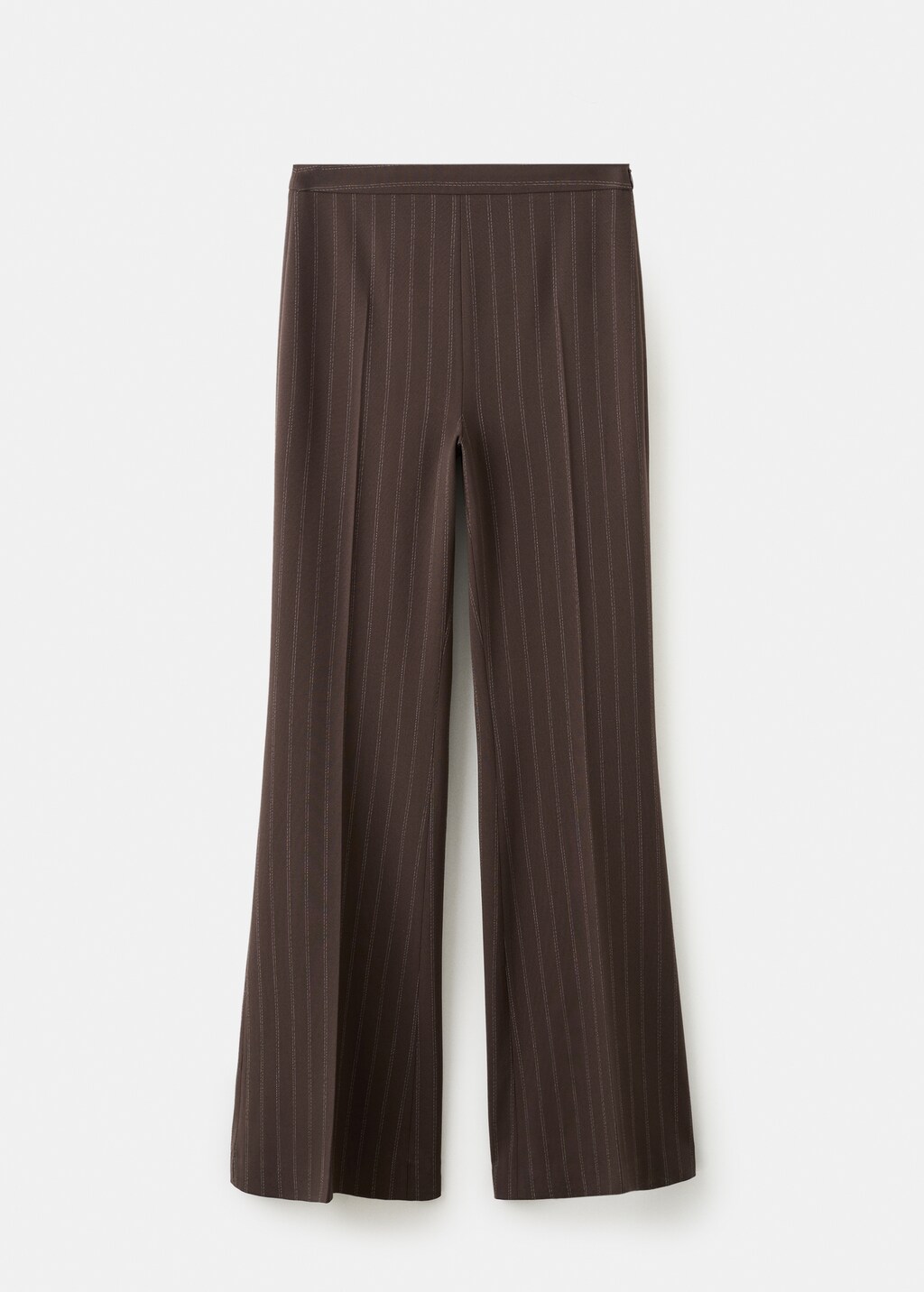 Pinstripe suit trousers - image 2