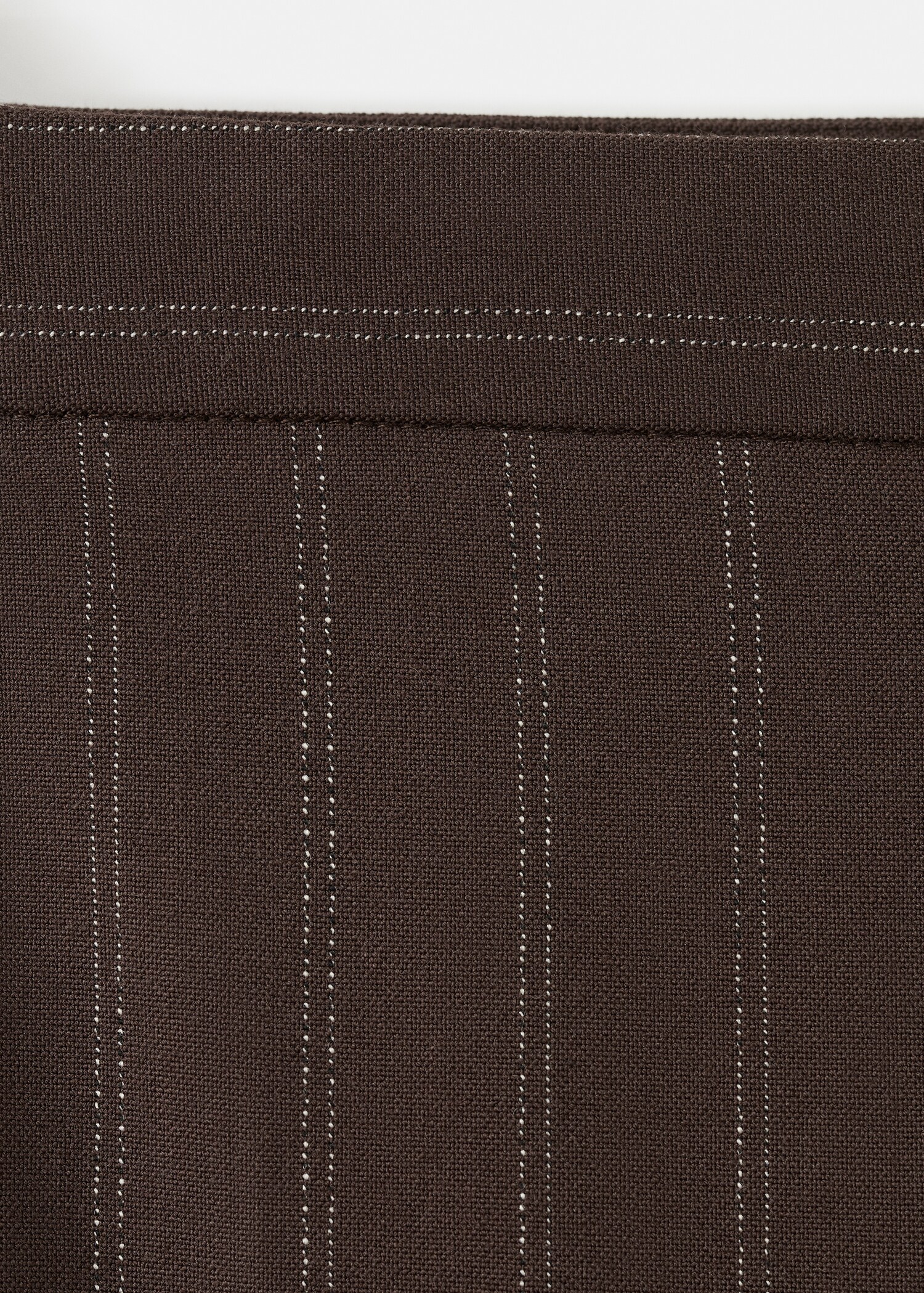 Pinstripe suit trousers - Details of the article 0