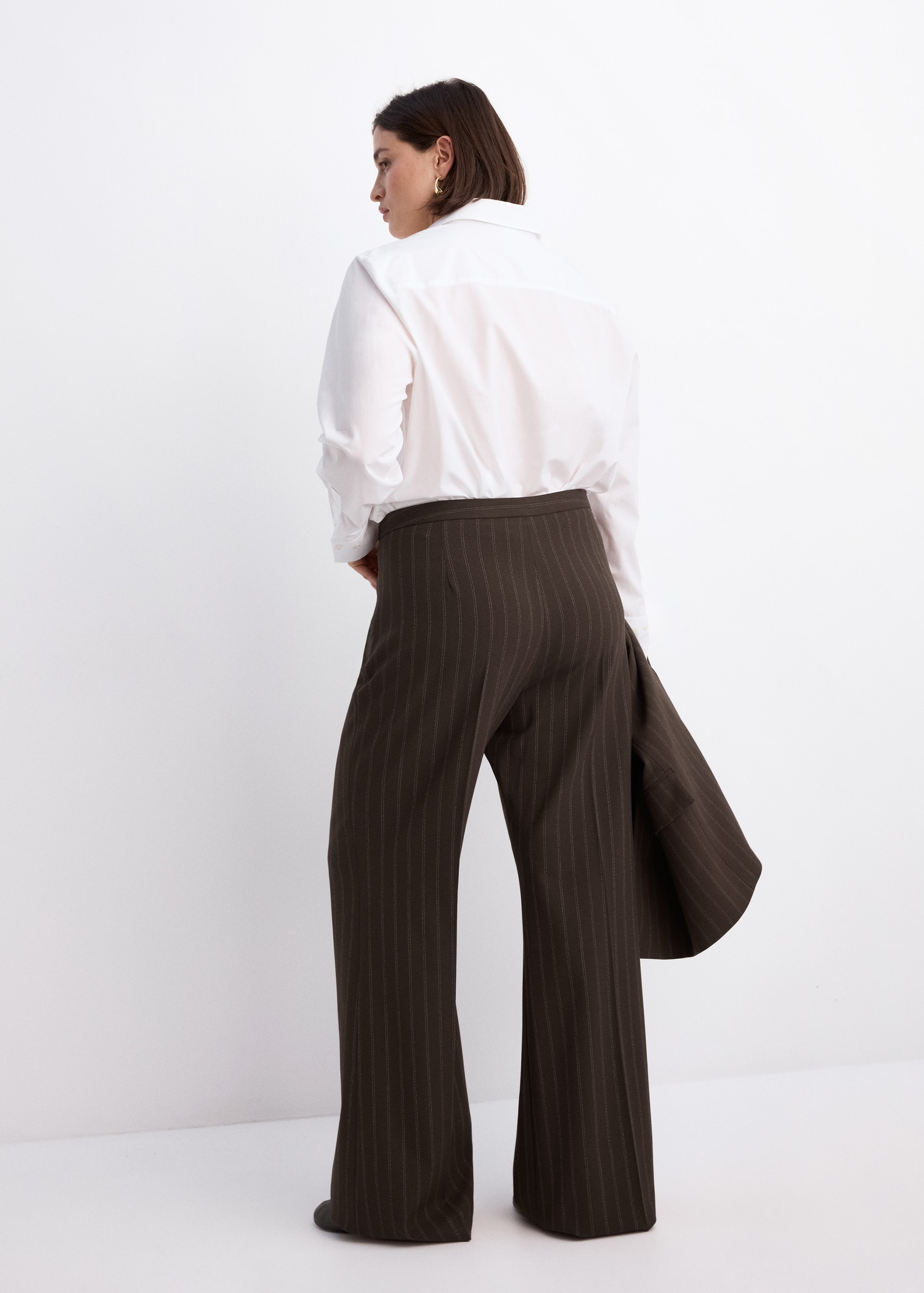 Pinstripe Suit Trousers
