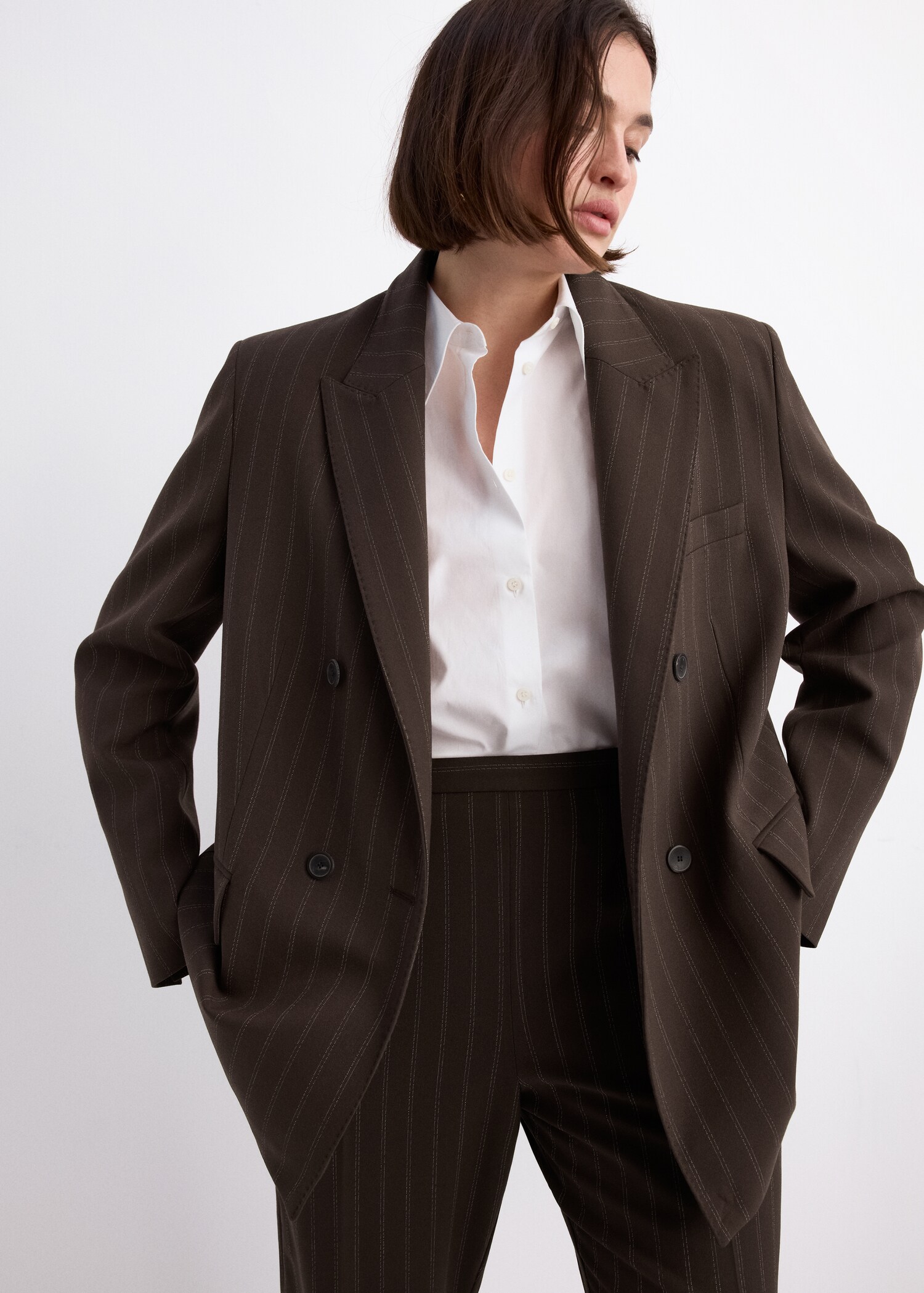 Pantalon de costume fines rayures - Détail de l'article 5