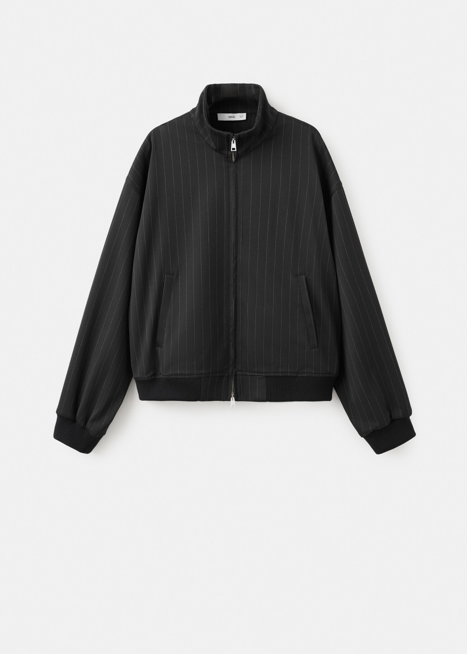Pinstripe bomber jacket - Article without model