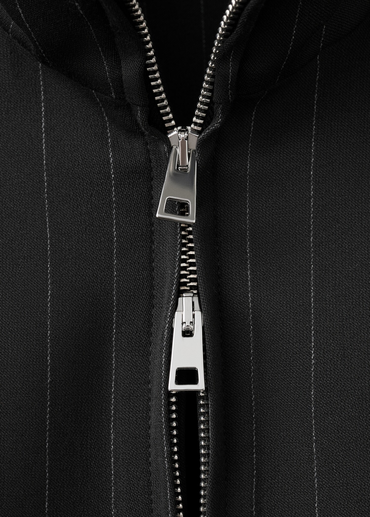 Pinstripe bomber jacket - Details of the article 8