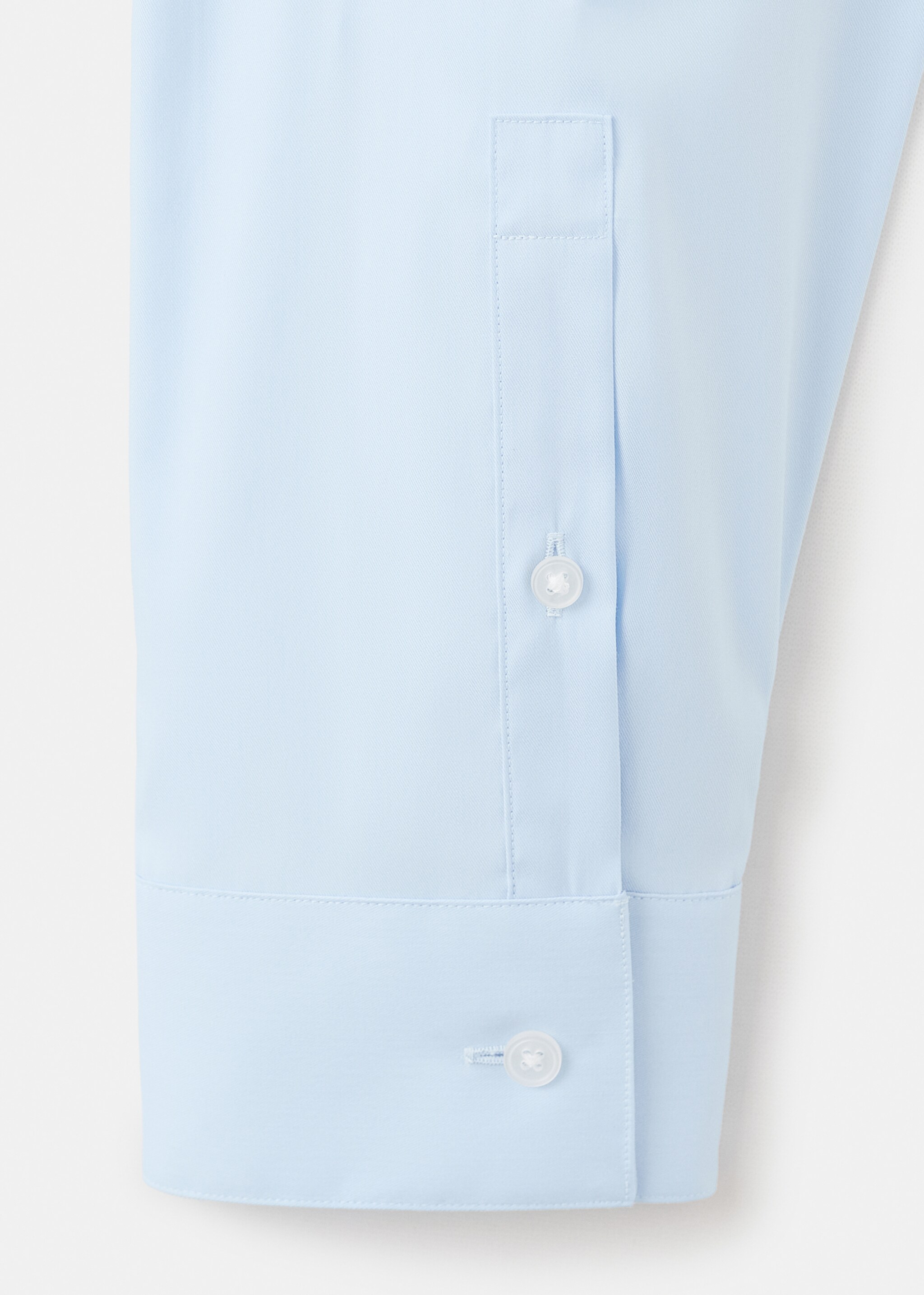 Chemise costume slim fit coton - Détail de l'article 0, Bleu ciel. Ref: 27071347-00.