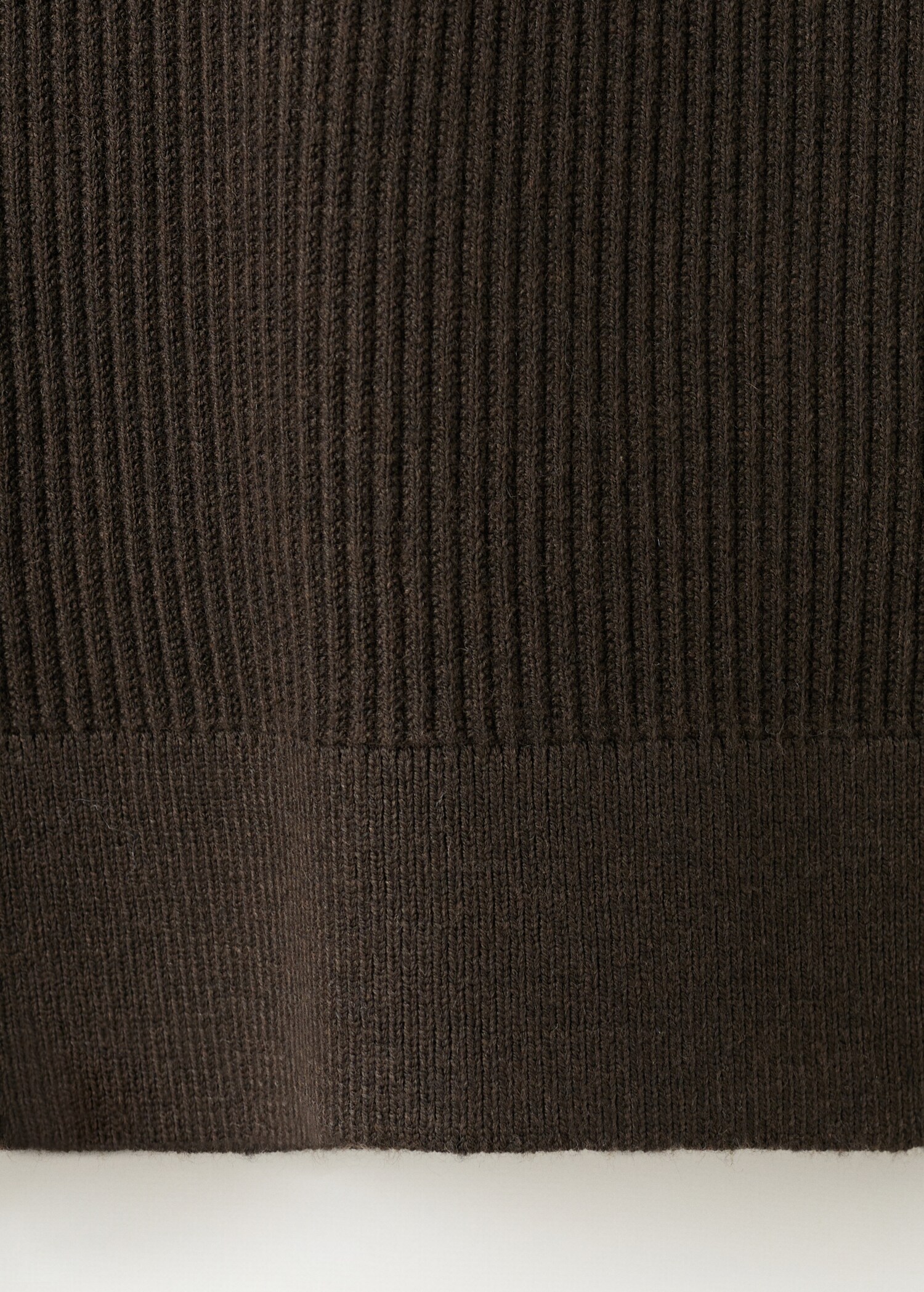 Fine rib-knit cotton sweater - Details of the article 0