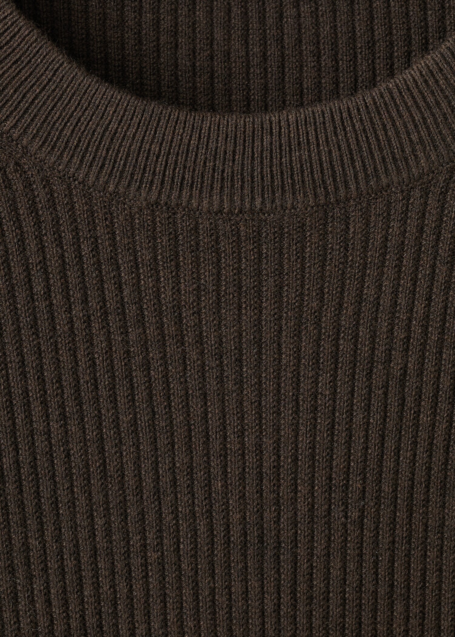 Fine rib-knit cotton sweater - Details of the article 8