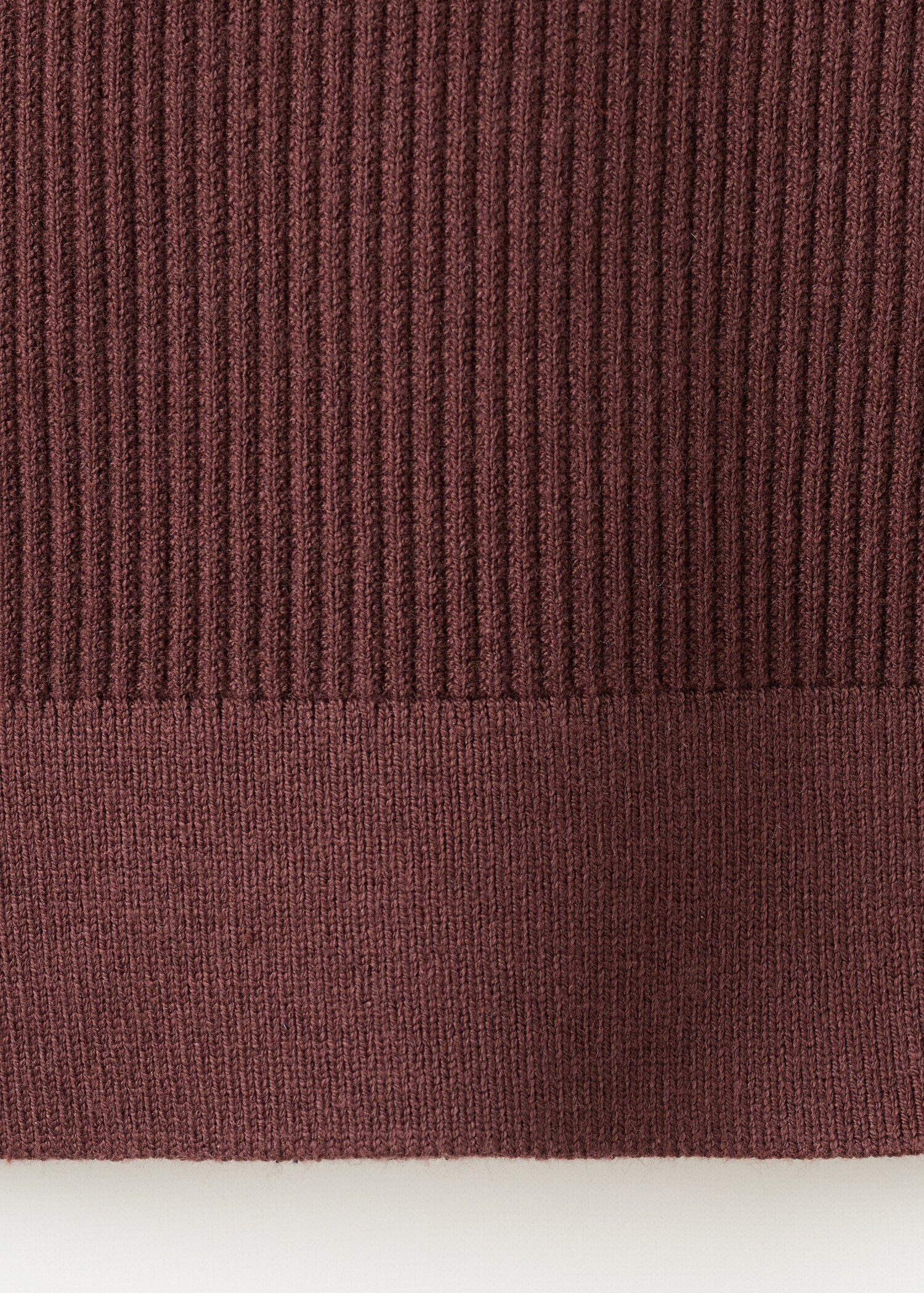Fine rib-knit cotton sweater - Details of the article 0