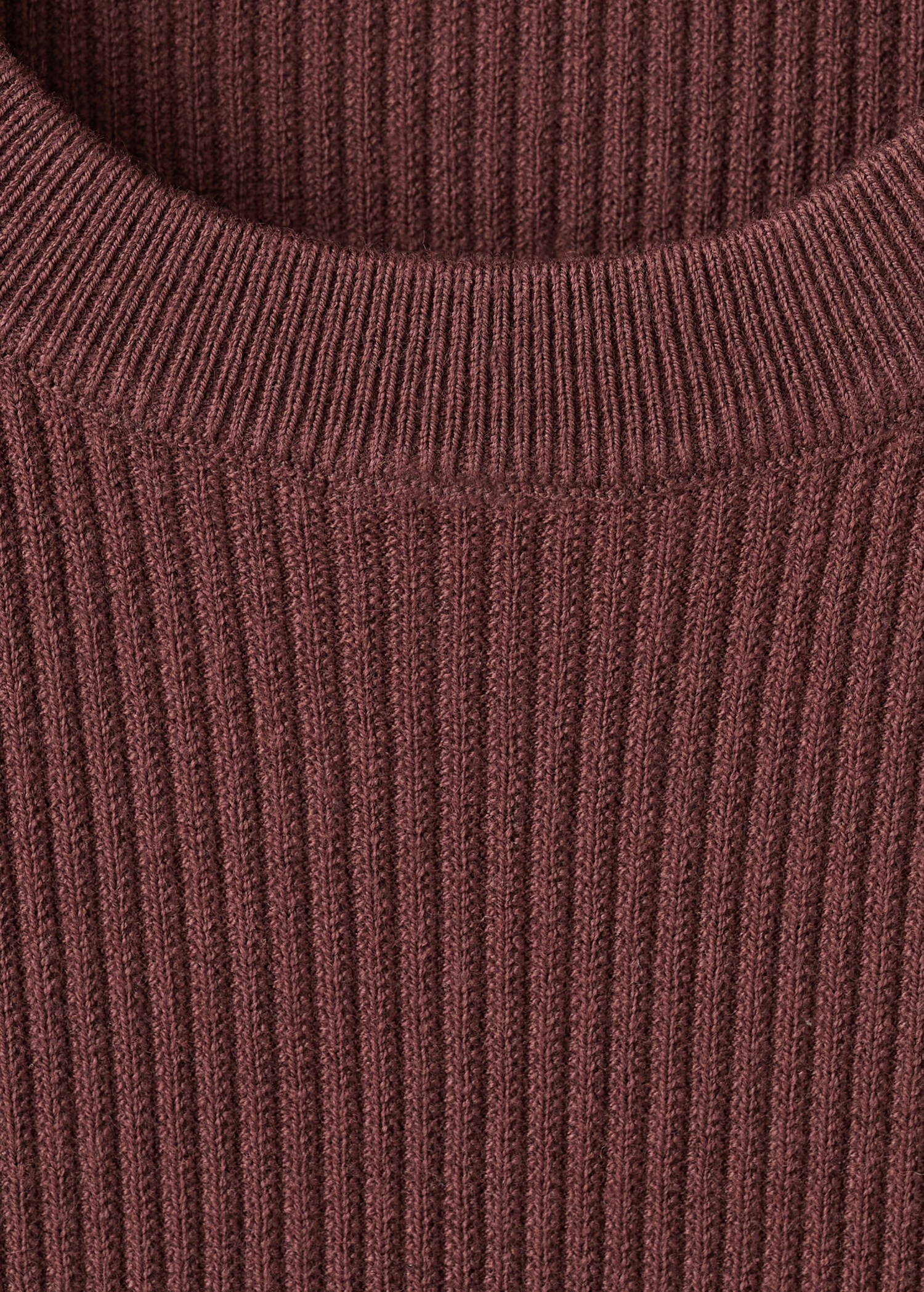 Fine rib-knit cotton sweater - Details of the article 8