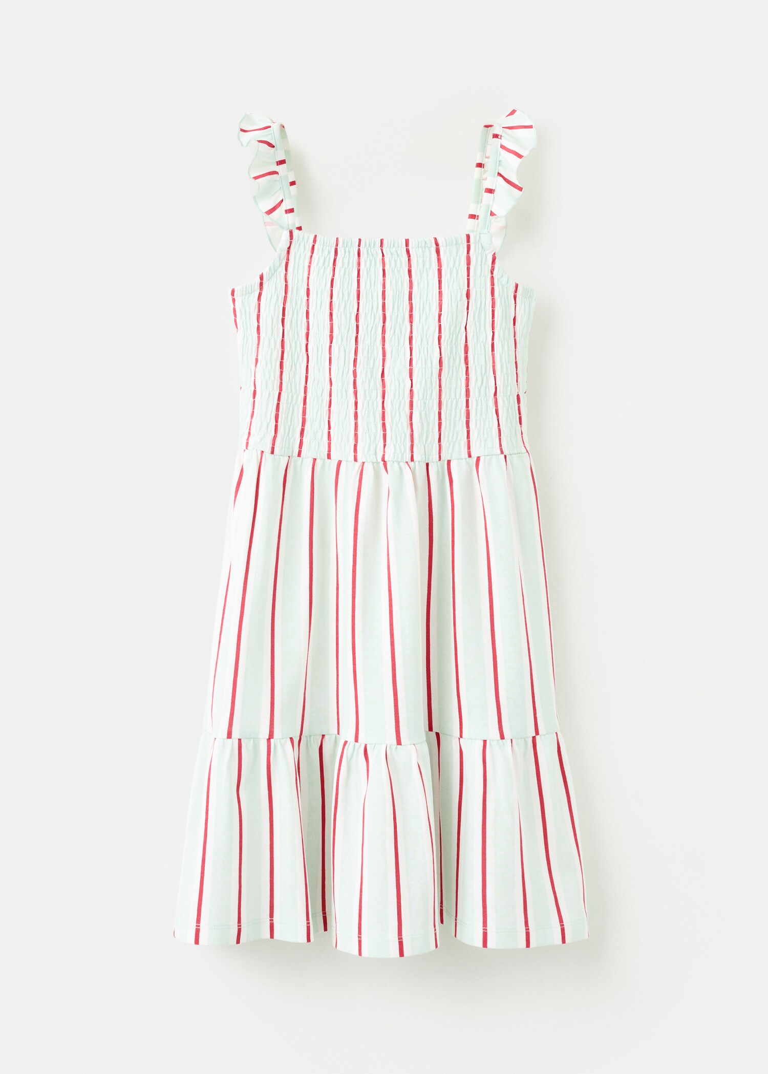 Ruffled striped dress - Article without model