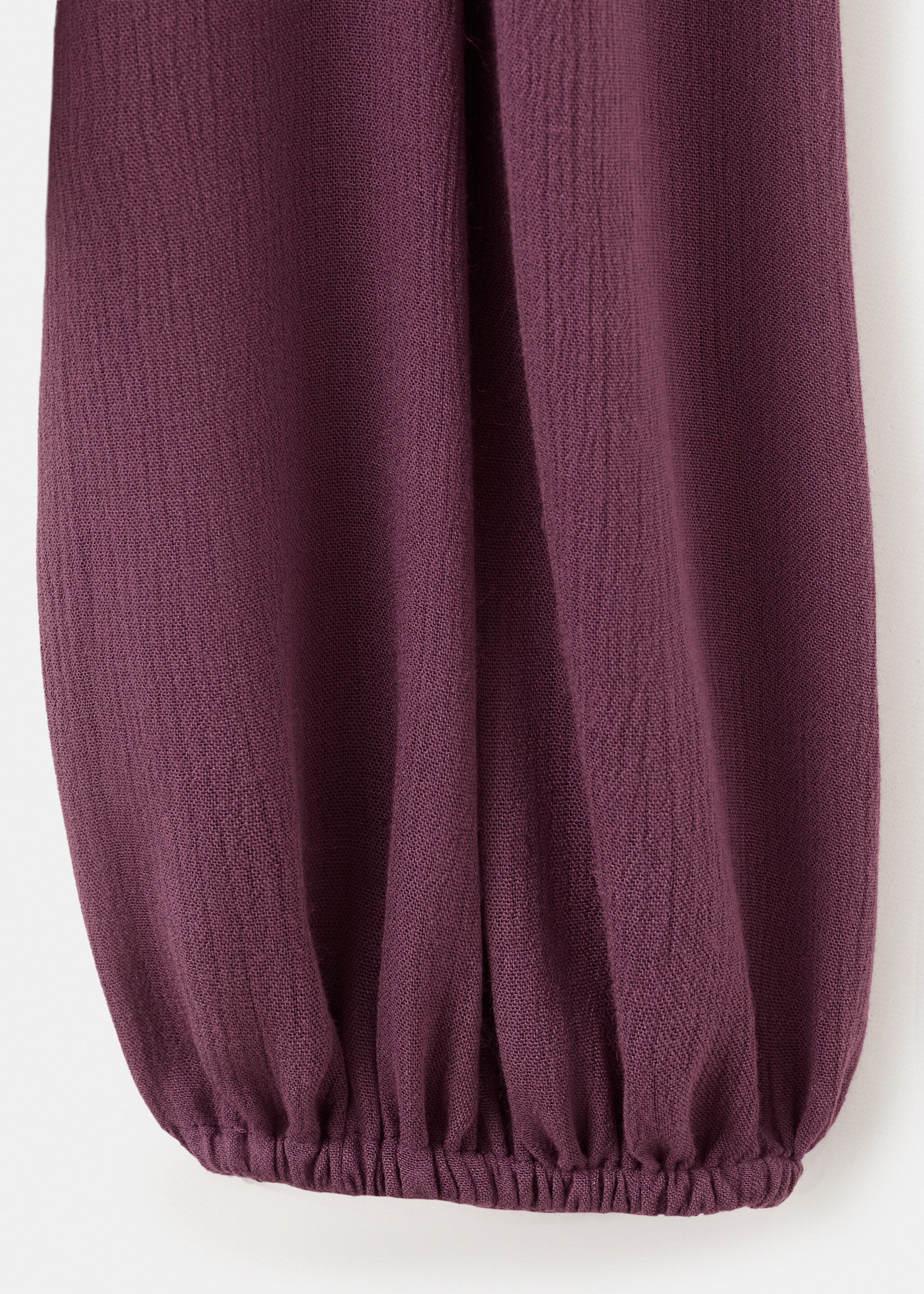 Blusa fluida fruncida - Detalle del artículo 0, Morado. Ref: 27071510-00.