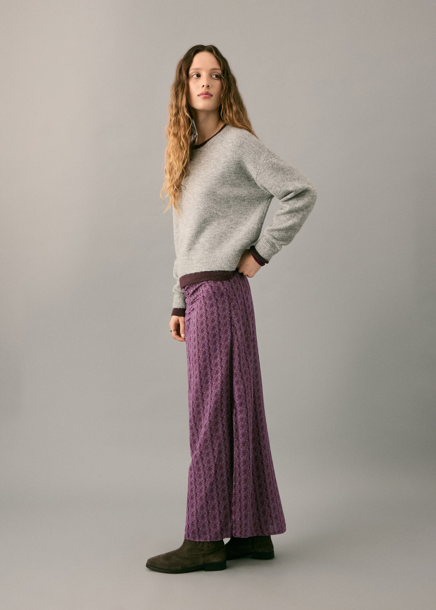 Faldilla llarga estampada - Pla mig