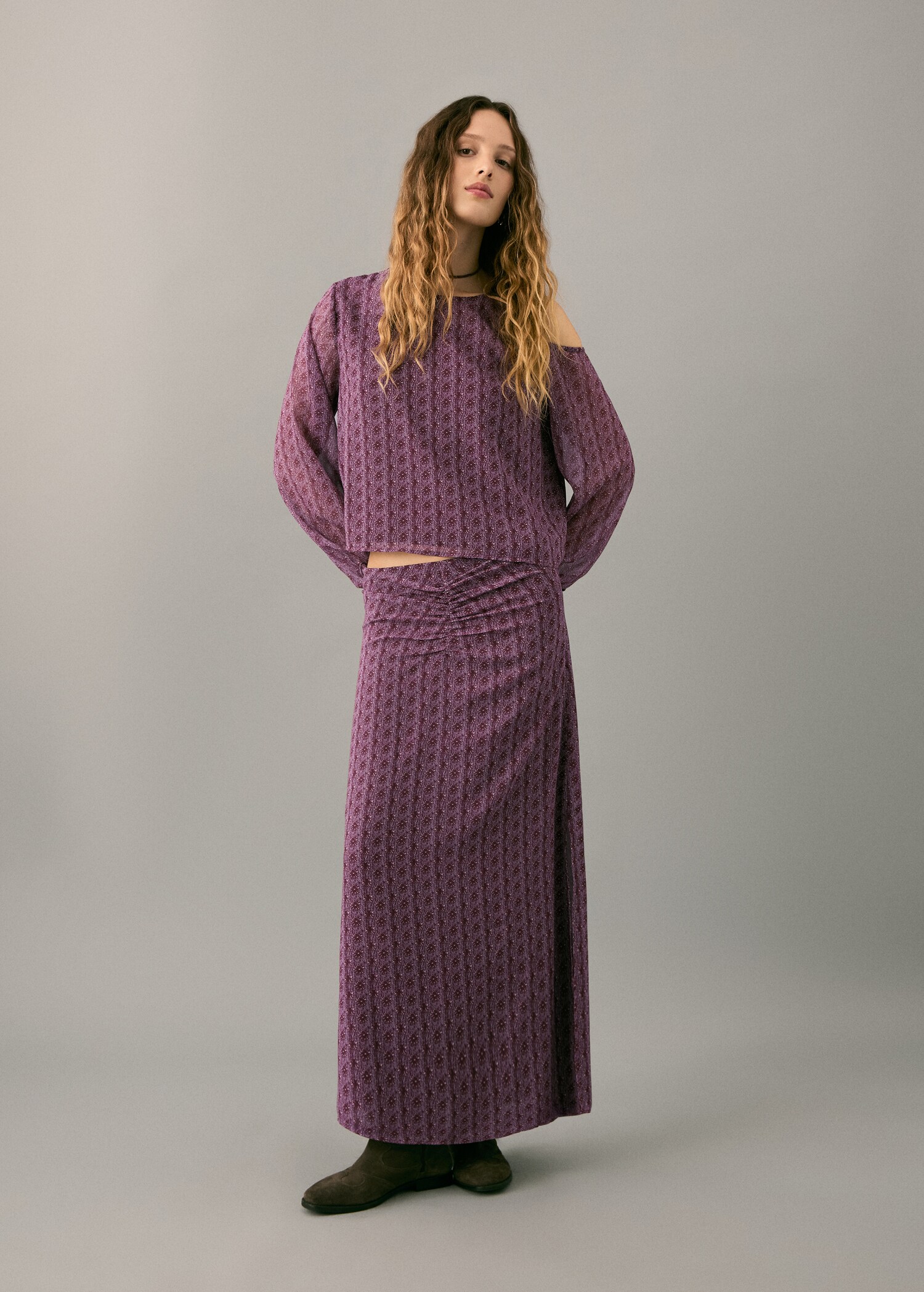 Faldilla llarga estampada - Detall de l'article 2