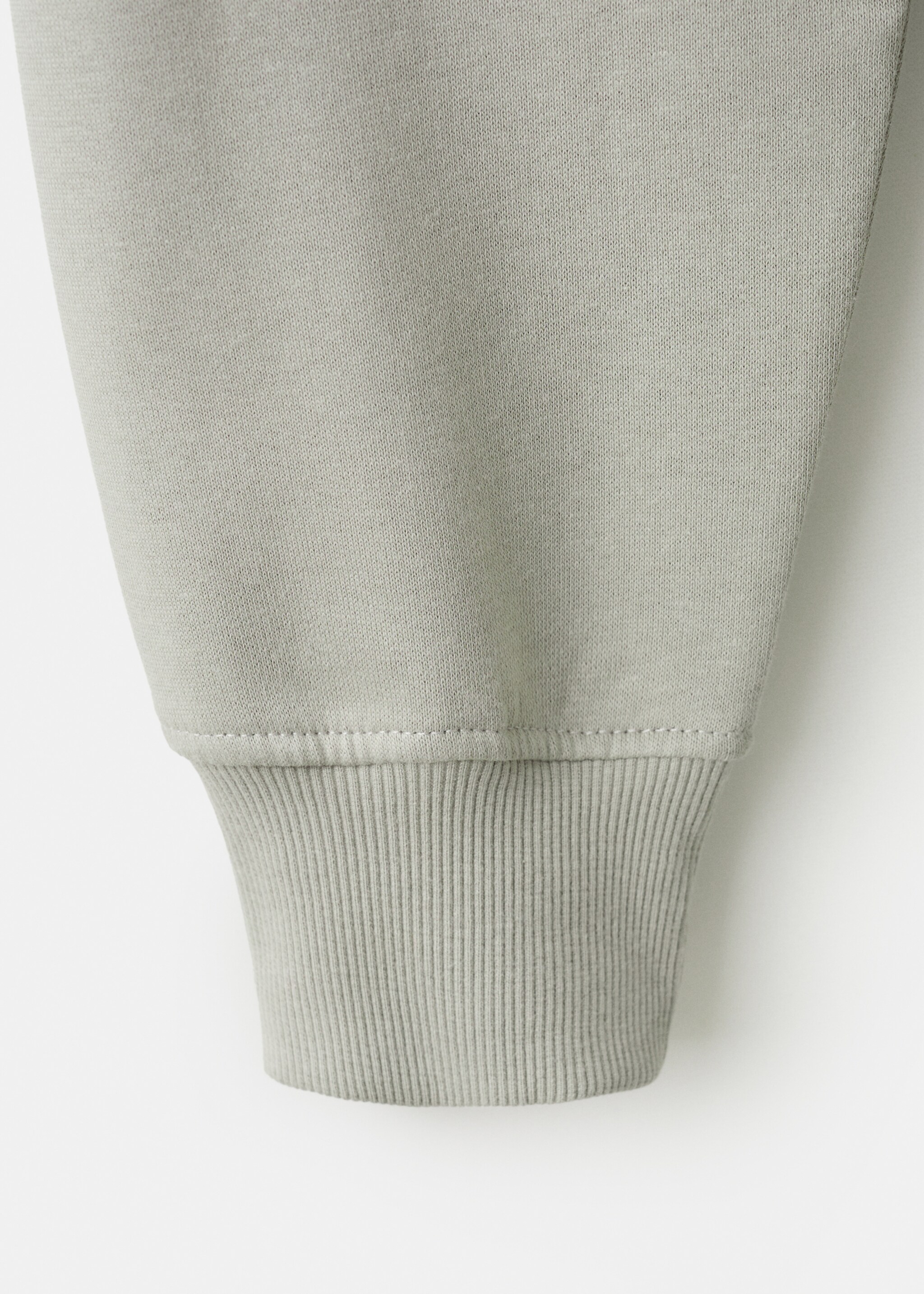 Patch cotton sweatshirt - Details of the article 8, Grey. Ref: 27071514-00.