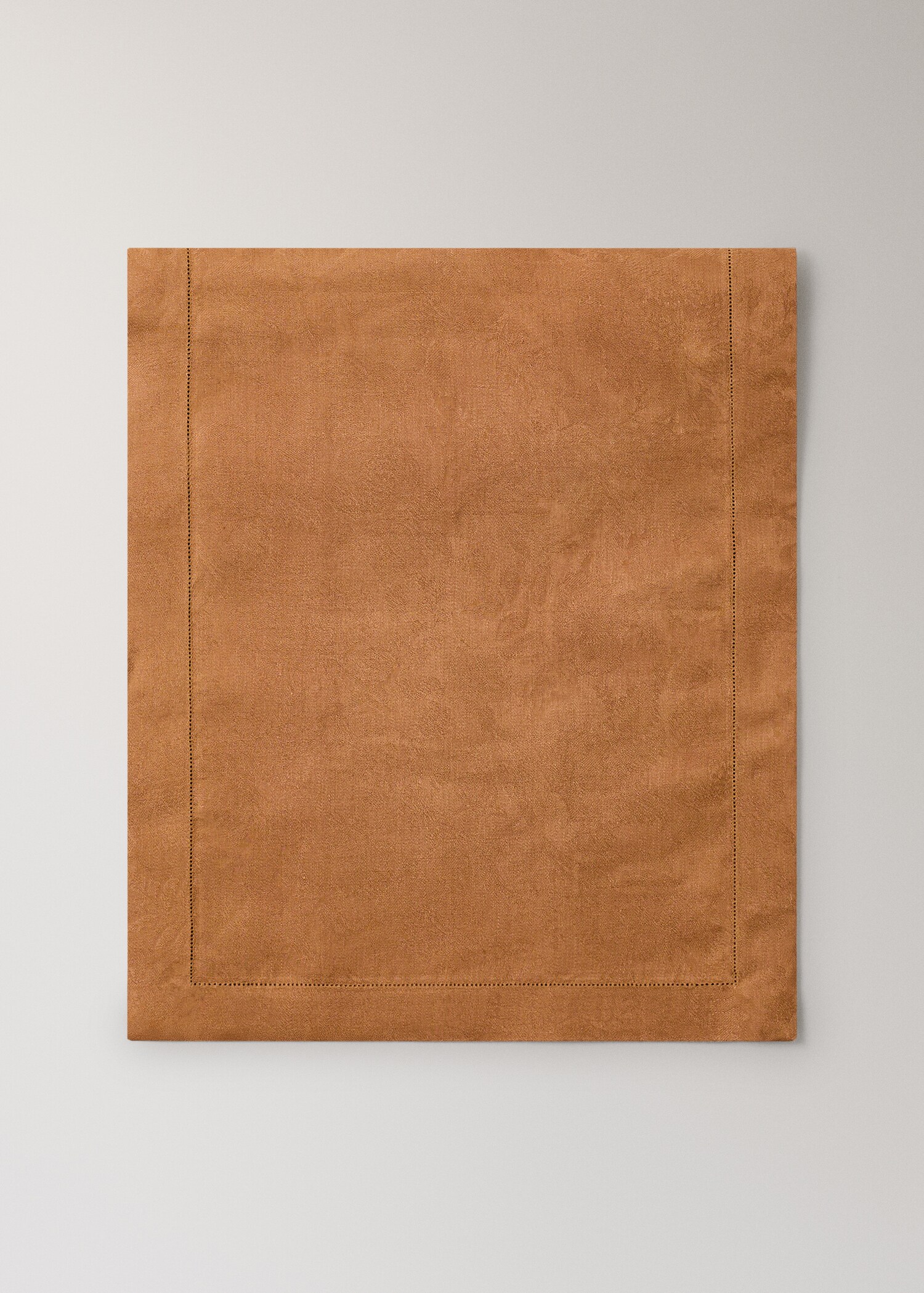 100% linen floral patterned table runner - Article without model