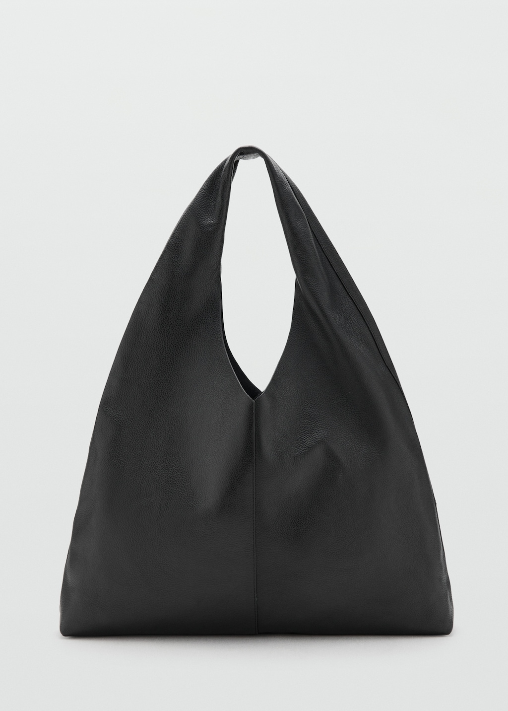 Leather shoulder bag