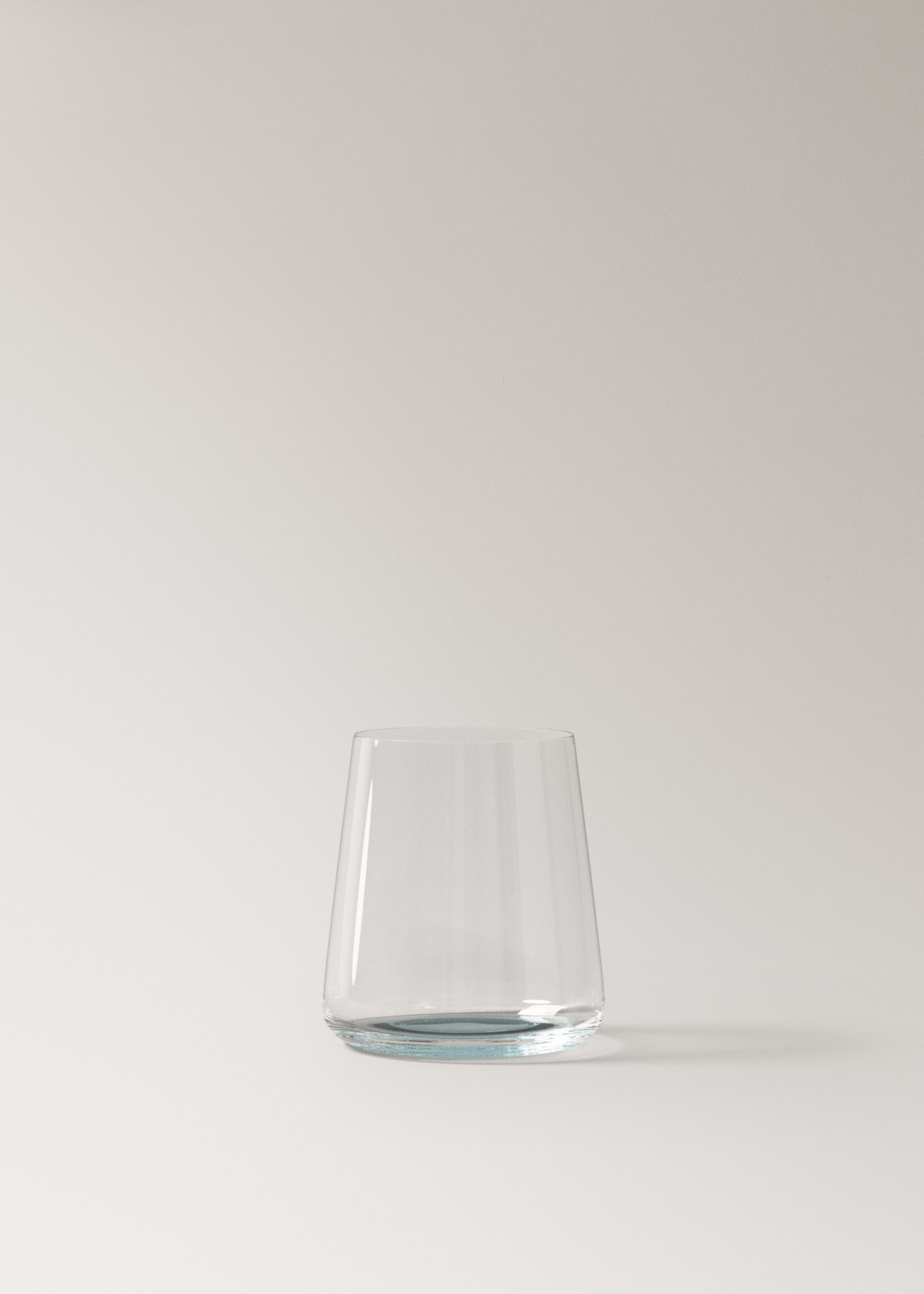 Crystal base-colour glass - Article without model, Blue. Ref: 27071521-00.