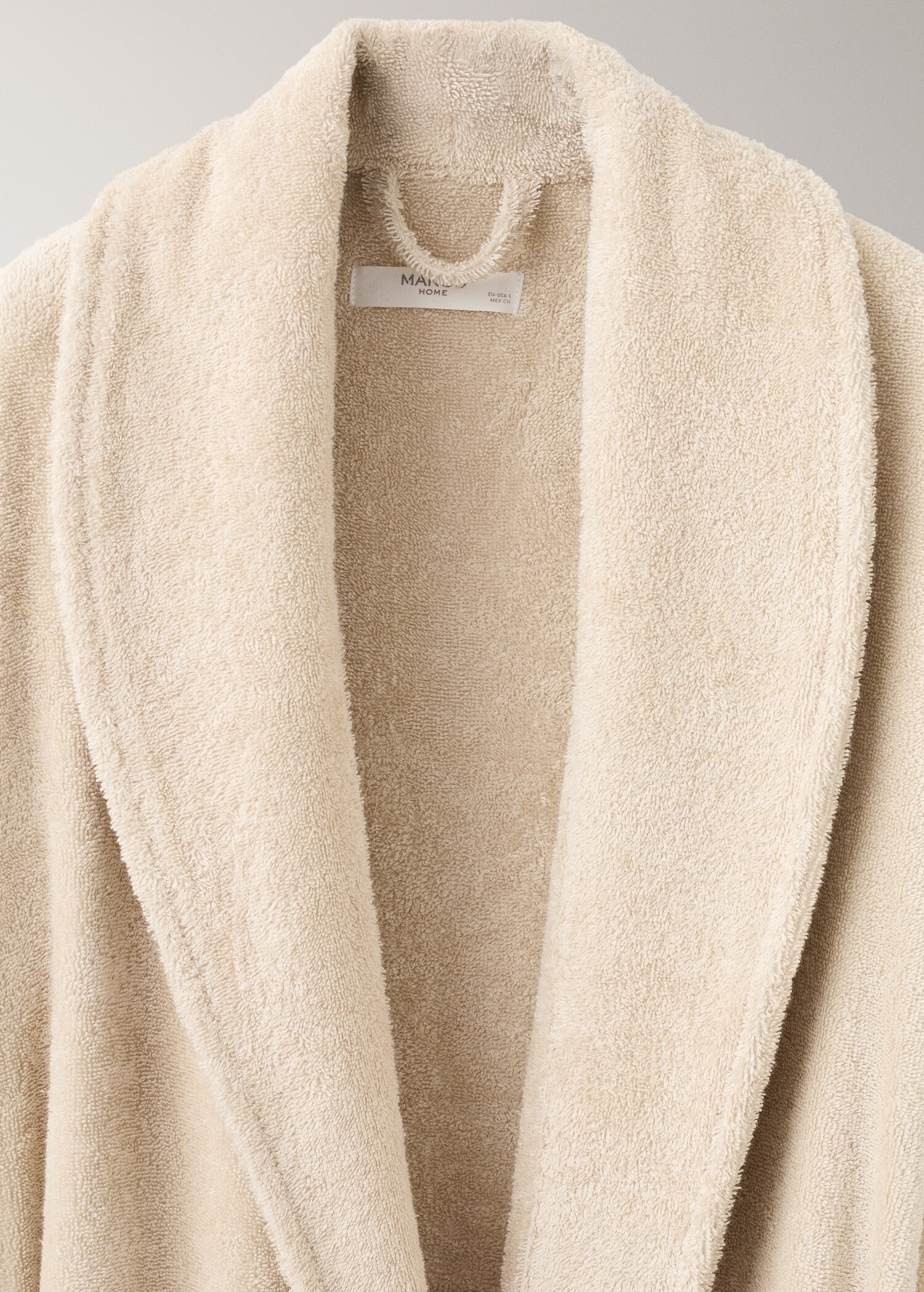 Soft cotton bathrobe - Details of the article 1
