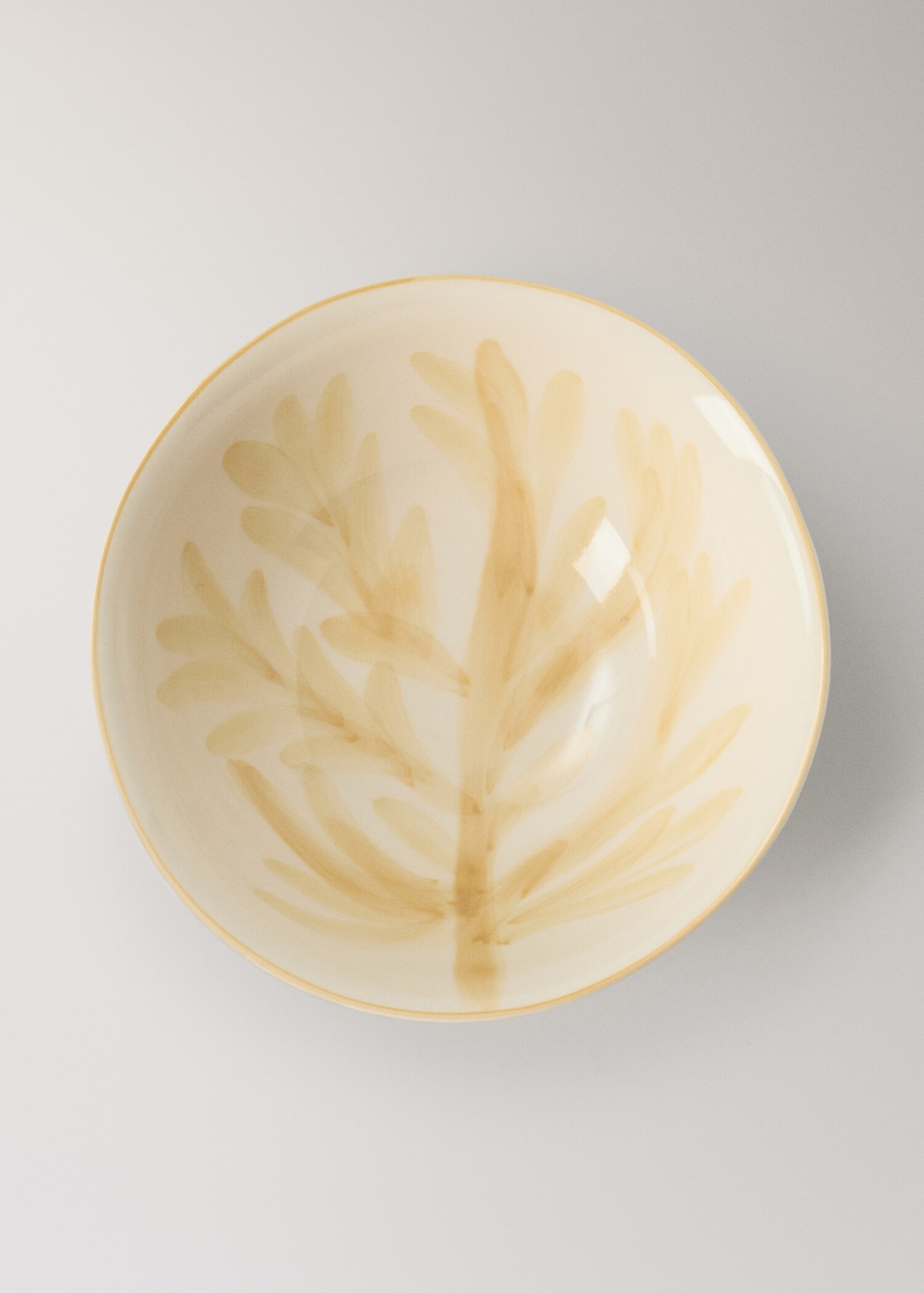 Floral design stoneware bowl - Details of the article 2